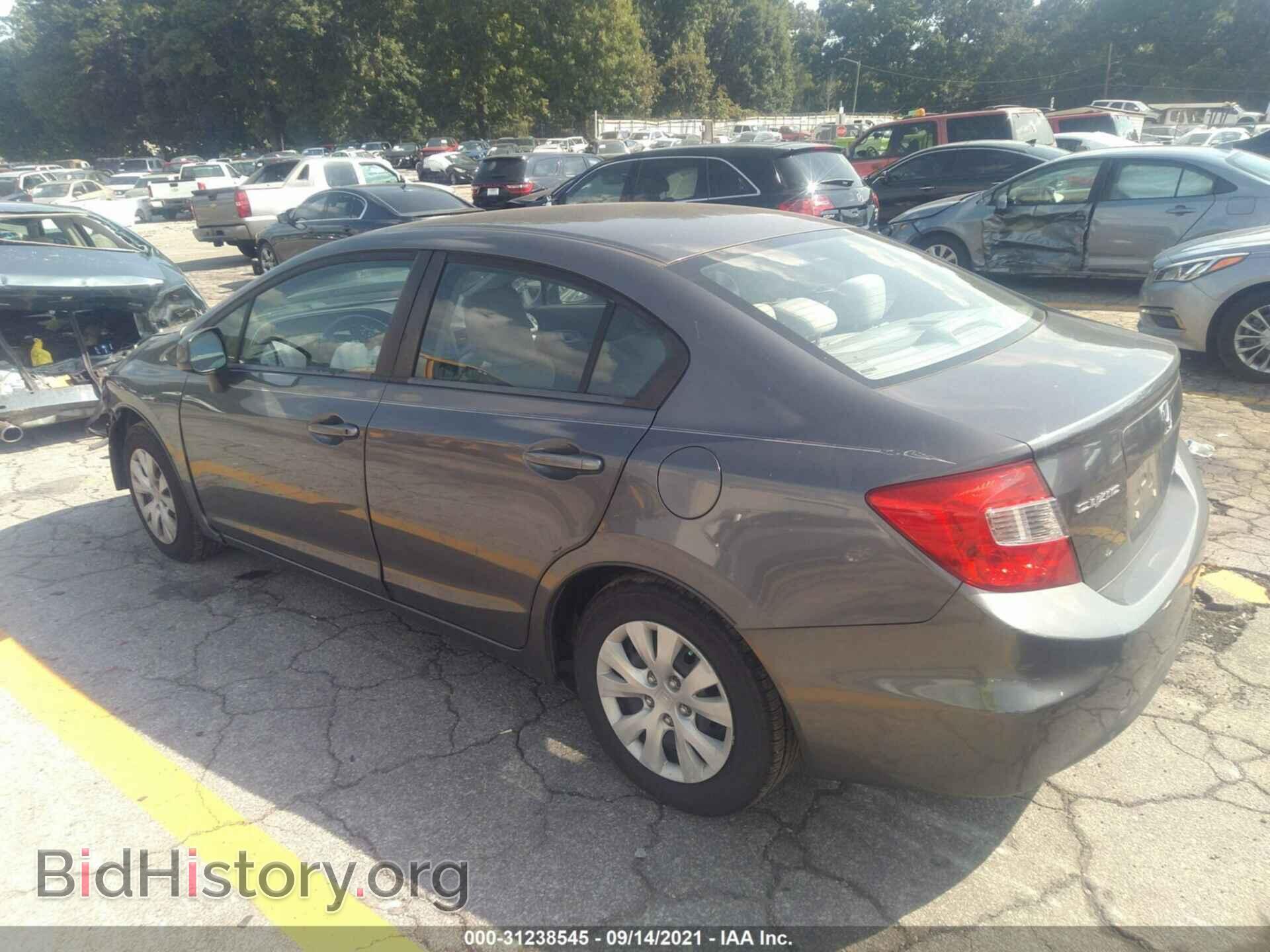 2012 HONDA CIVIC SDN - VIN: 2HGFB2F50CH331620 - Фото 3
