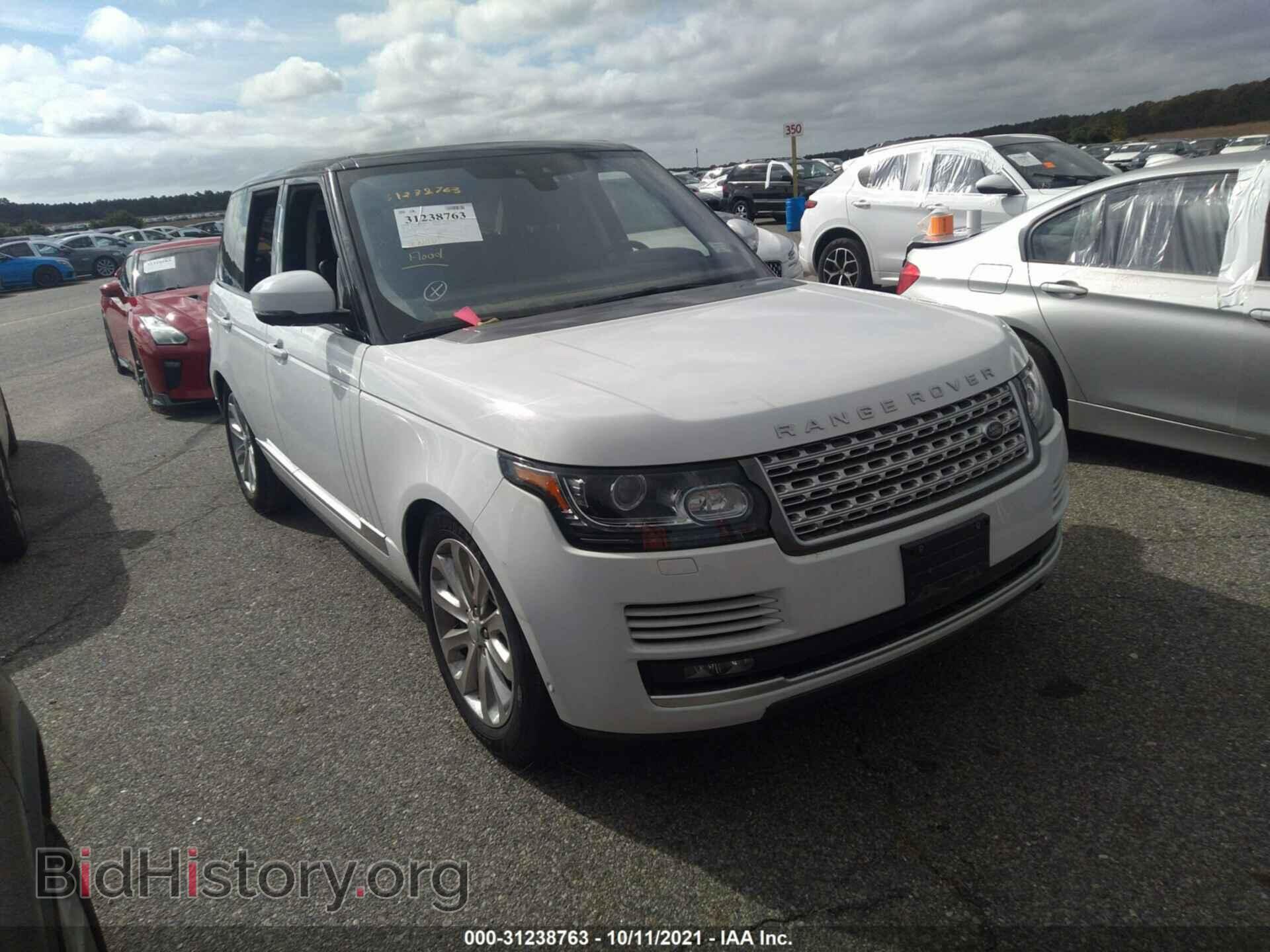 Фотография SALGS2FV7HA362655 - LAND ROVER RANGE ROVER 2017