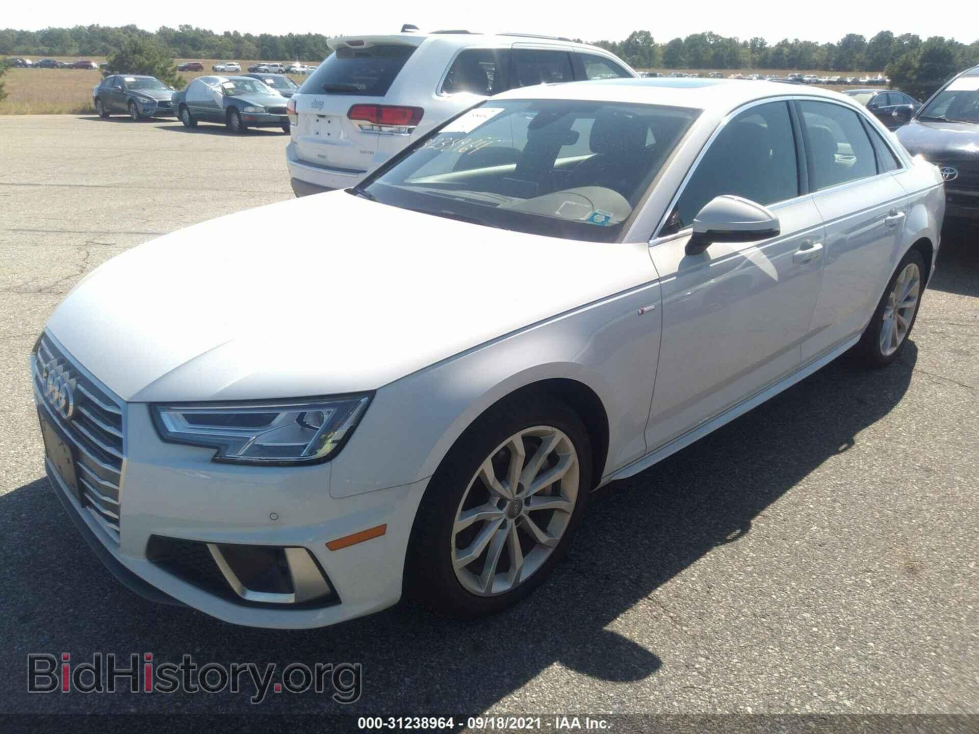 2019 AUDI A4 - VIN: WAUENAF4XKA041673 - Фото 2