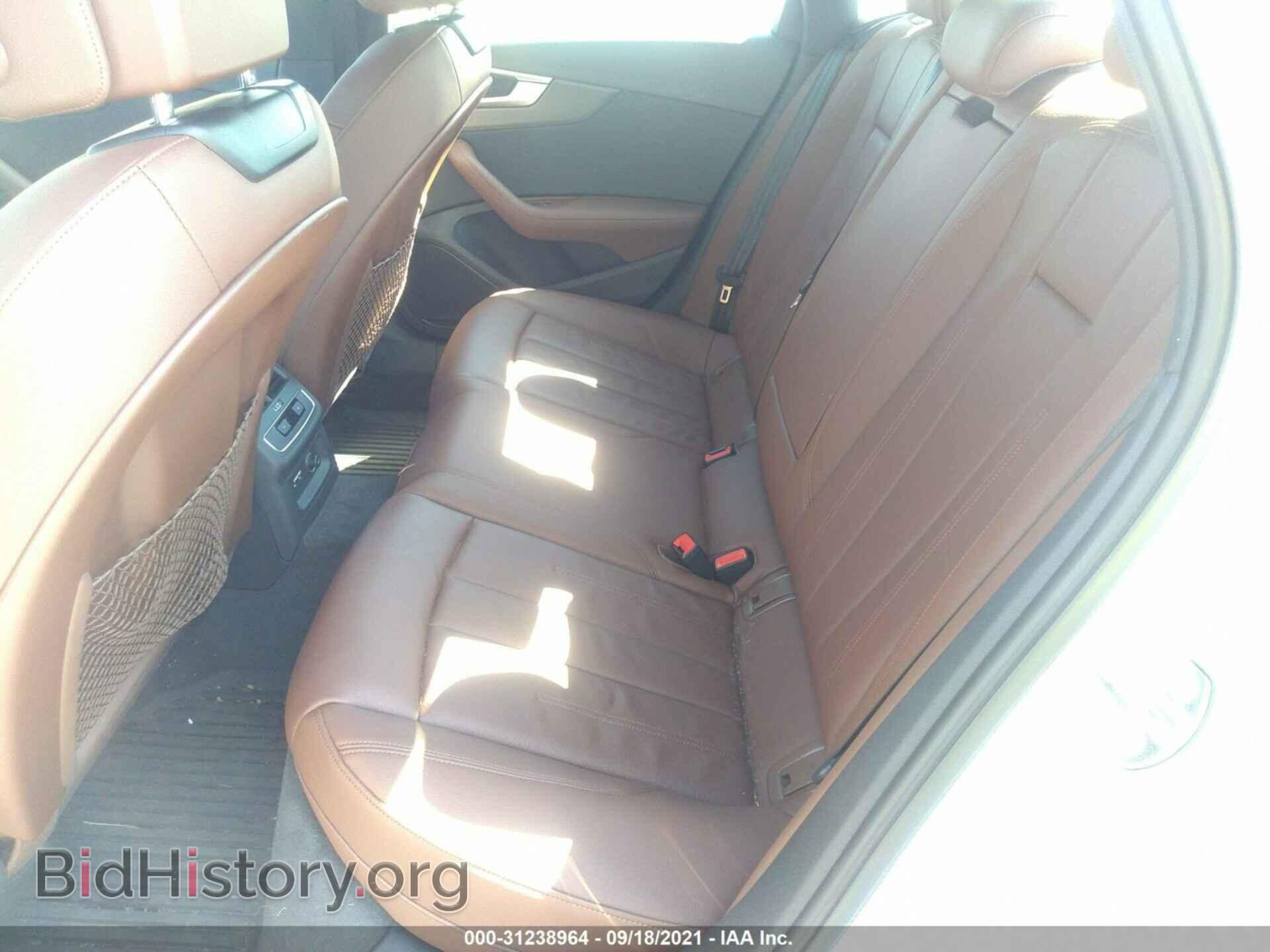 2019 AUDI A4 - VIN: WAUENAF4XKA041673 - Фото 8