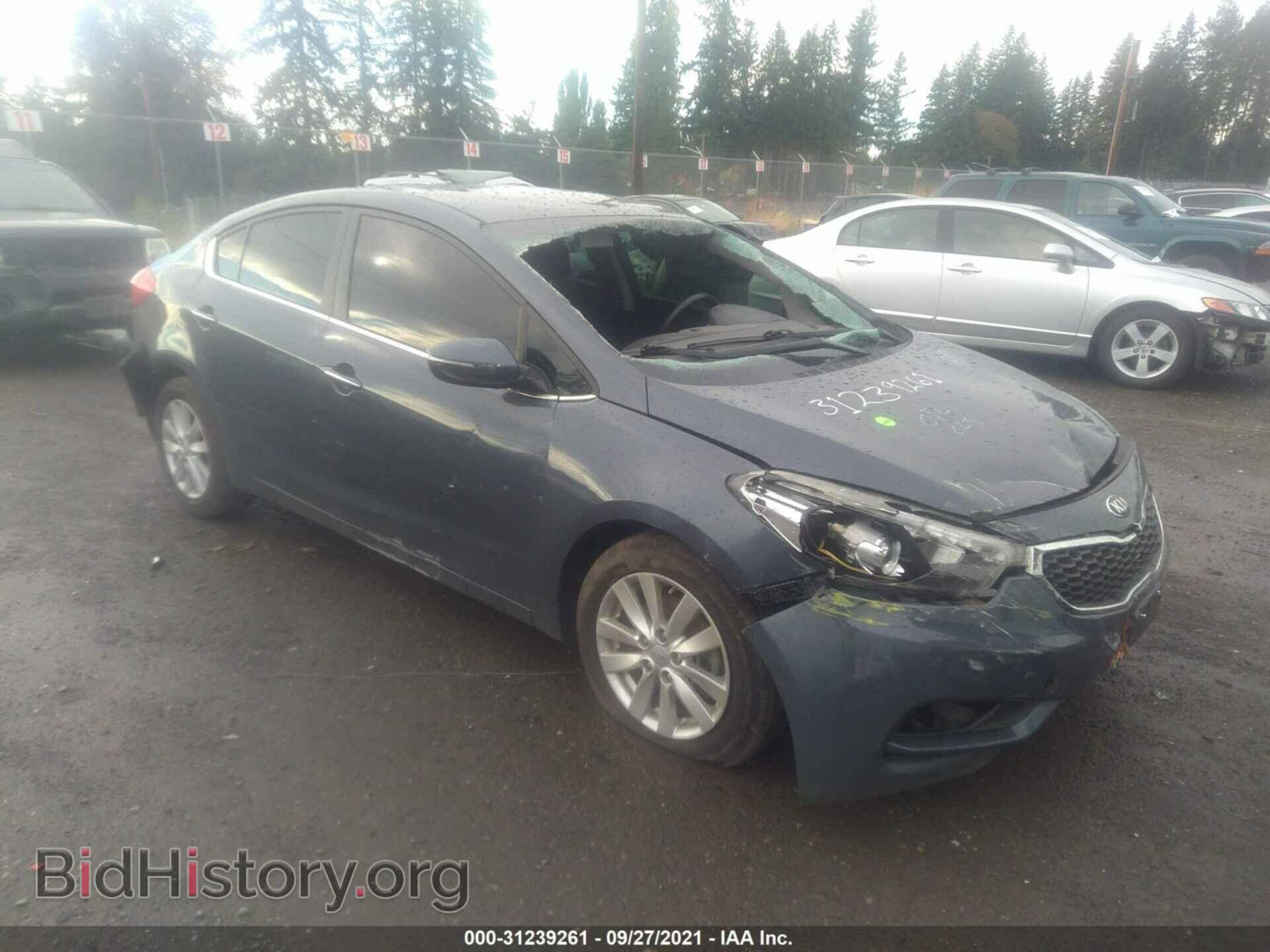 Photo KNAFX4A83E5070925 - KIA FORTE 2014