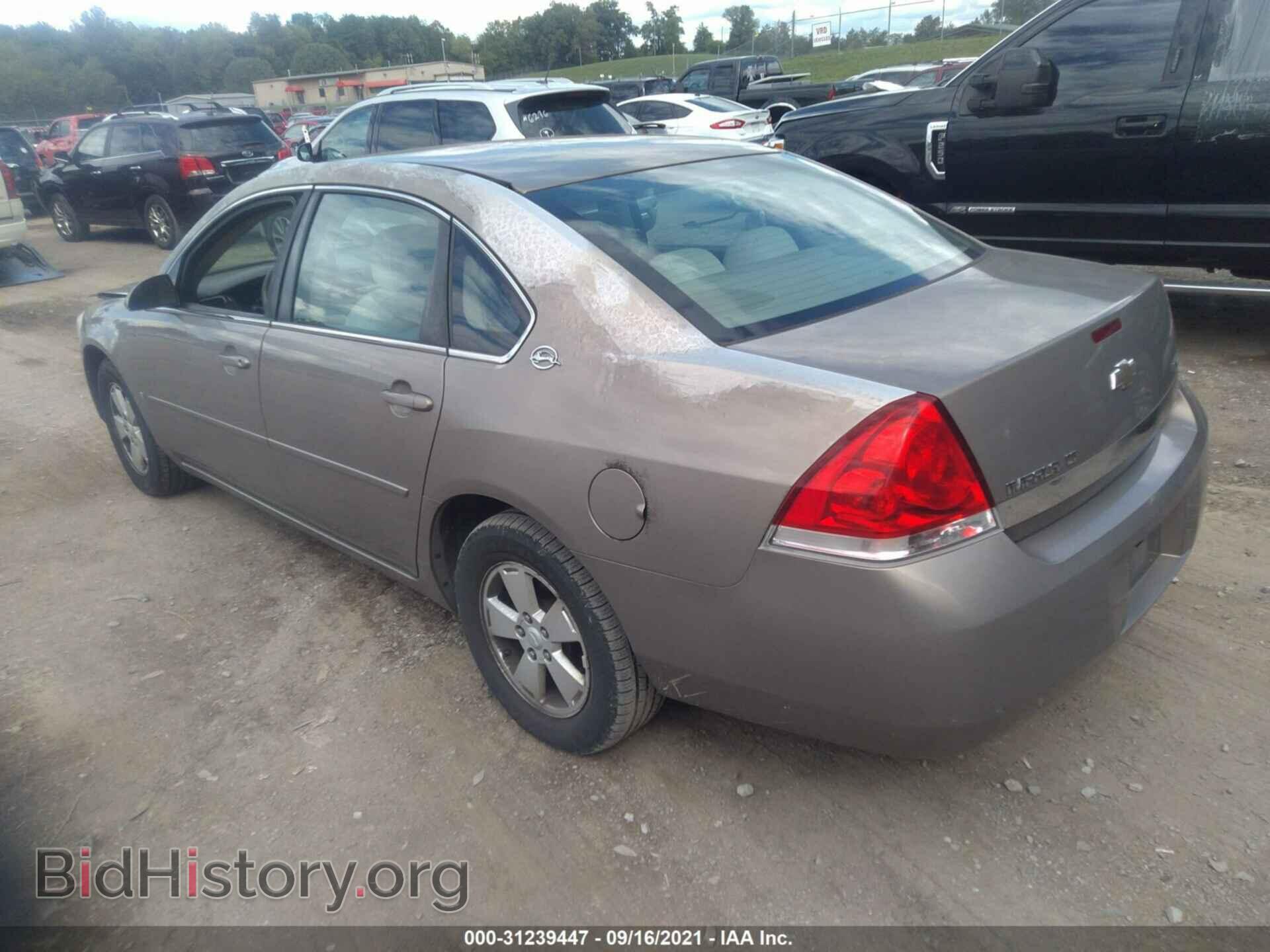2007 CHEVROLET IMPALA - VIN: 2G1WT58K779181675 - Фото 3