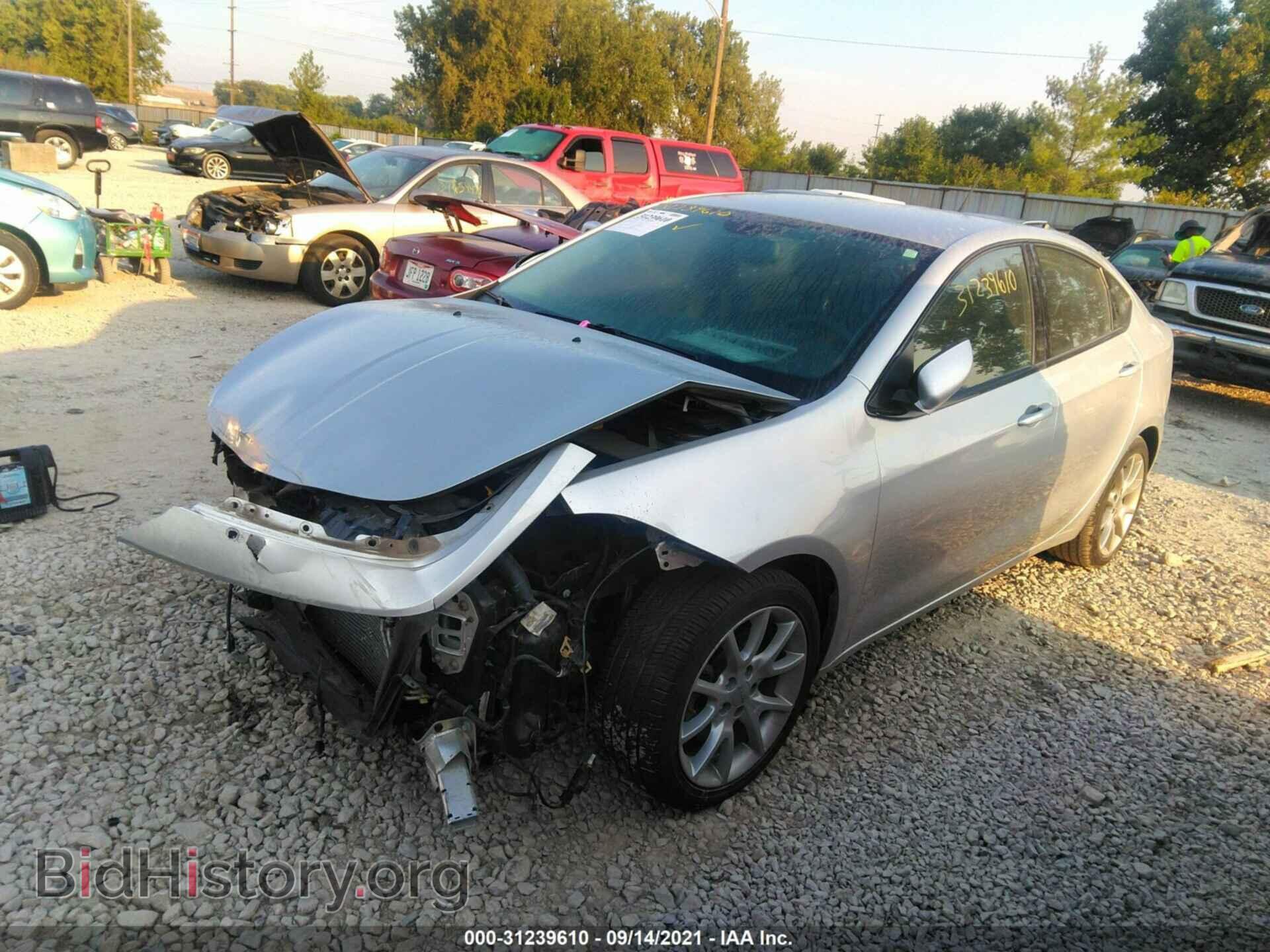 2013 DODGE DART - VIN: 1C3CDFBA1DD324510 - Фото 2