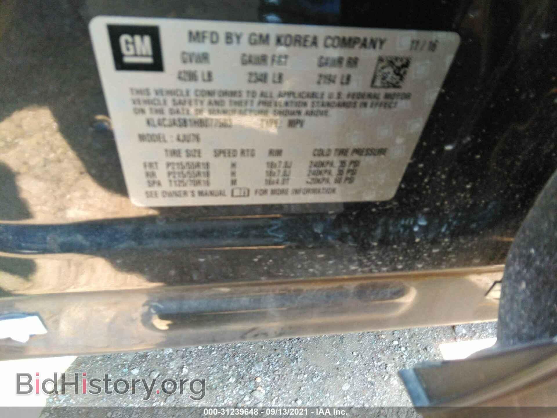 2017 BUICK ENCORE - VIN: KL4CJASB1HB077503 - Photo 9