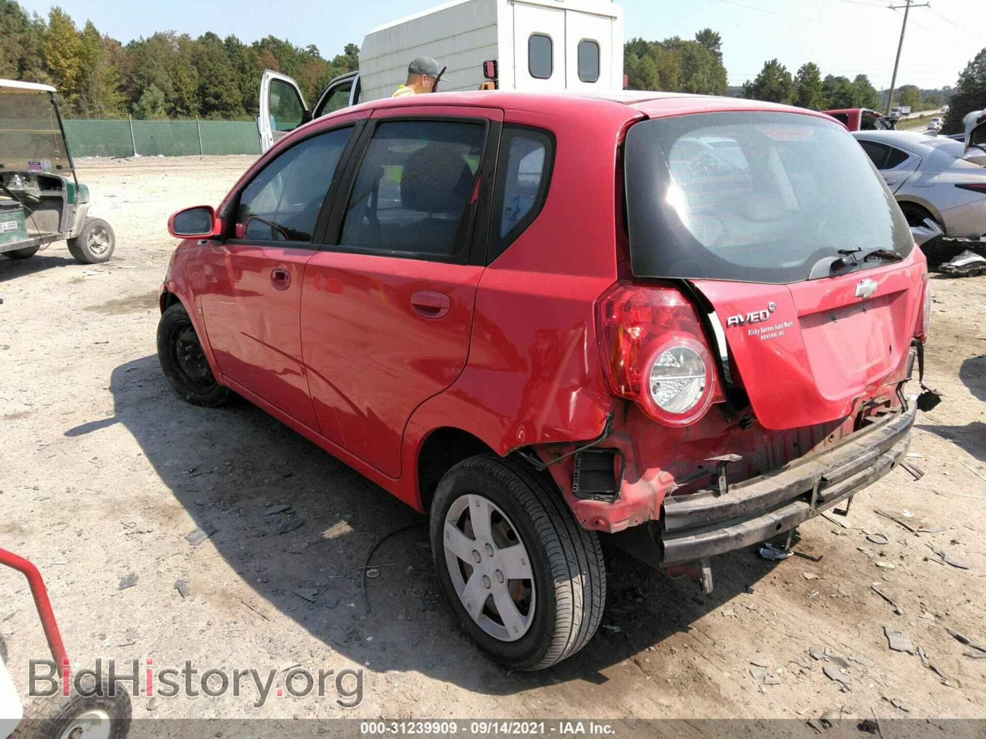 2009 CHEVROLET AVEO - VIN: KL1TD66E29B640064 - Фото 3