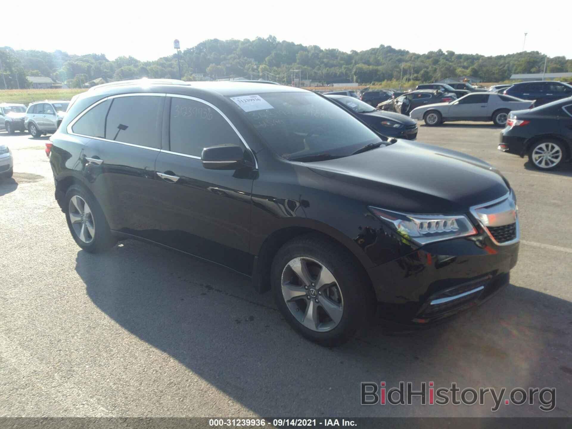 Photo 5FRYD4H28FB004696 - ACURA MDX 2015