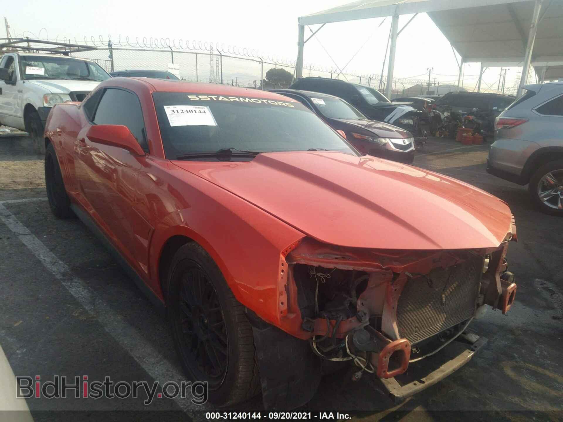 Фотография 2G1FB1E38C9156593 - CHEVROLET CAMARO 2012