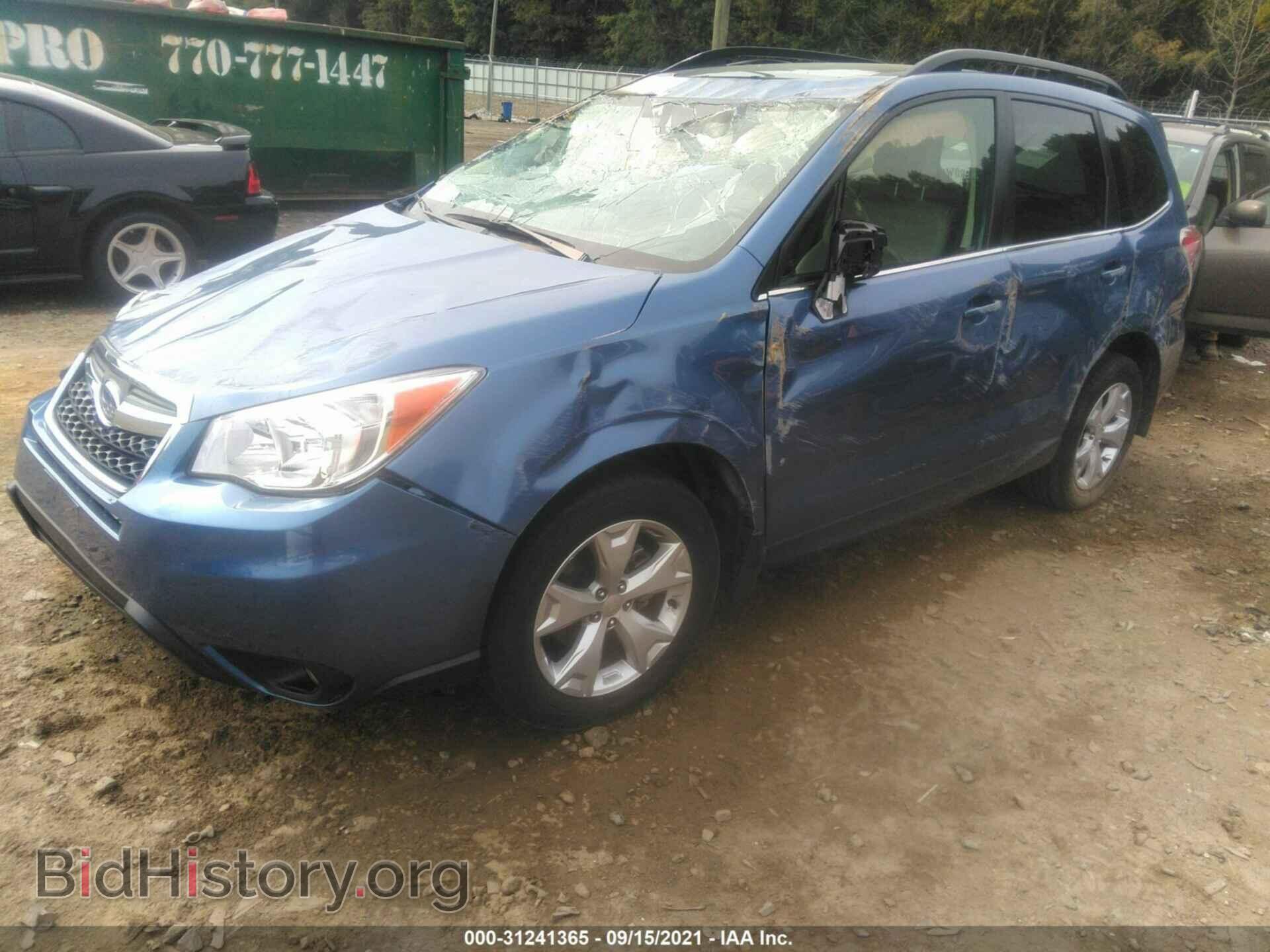 2015 SUBARU FORESTER - VIN: JF2SJARC4FH413981 - Фото 2