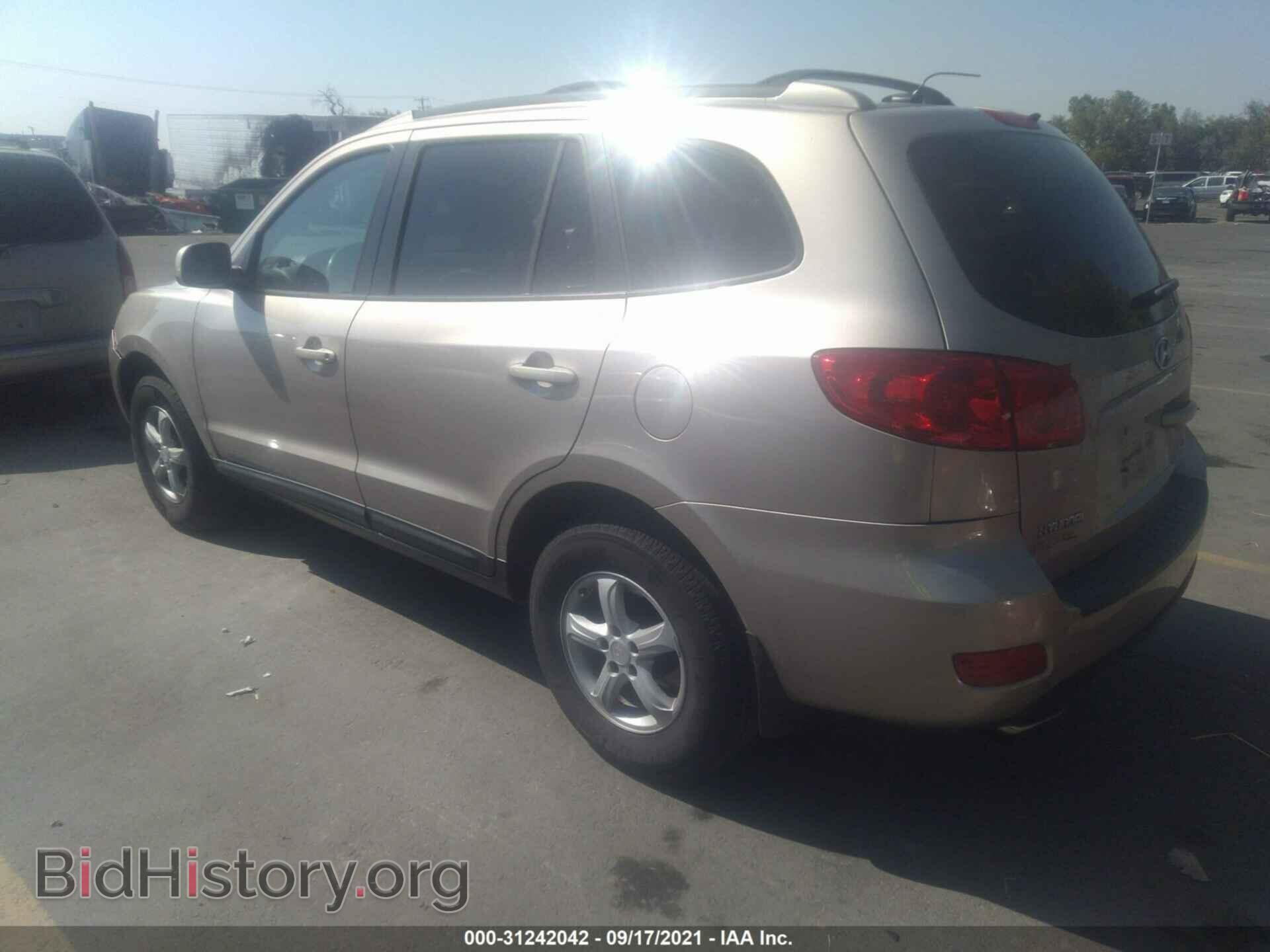 2007 HYUNDAI SANTA FE - VIN: 5NMSG13D07H103132 - Фото 3
