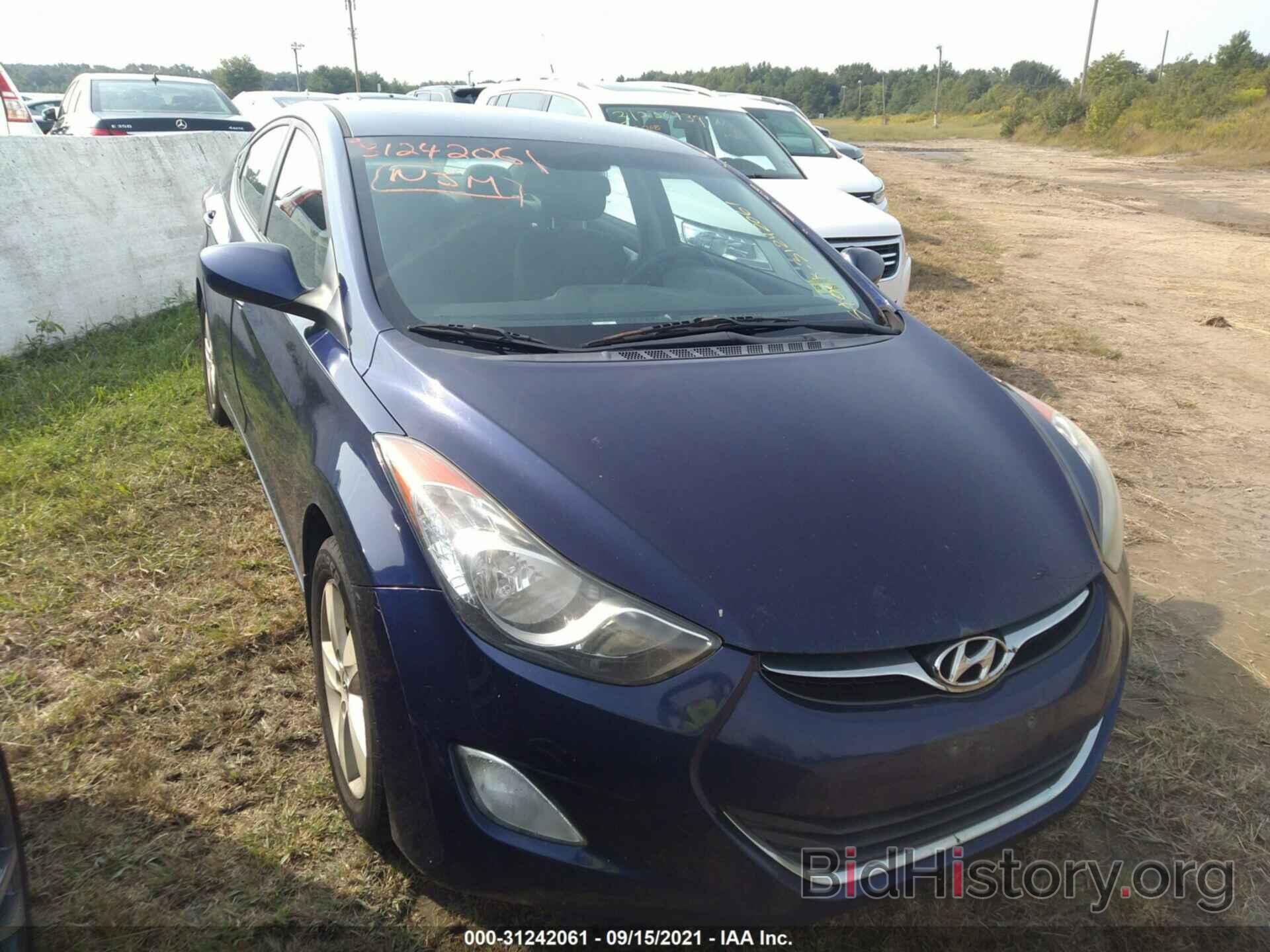 Photo 5NPDH4AE1CH135362 - HYUNDAI ELANTRA 2012