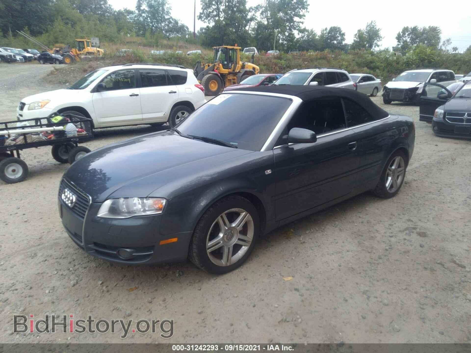 2007 AUDI A4 - VIN: WAUDF48H87K035043 - Фото 2