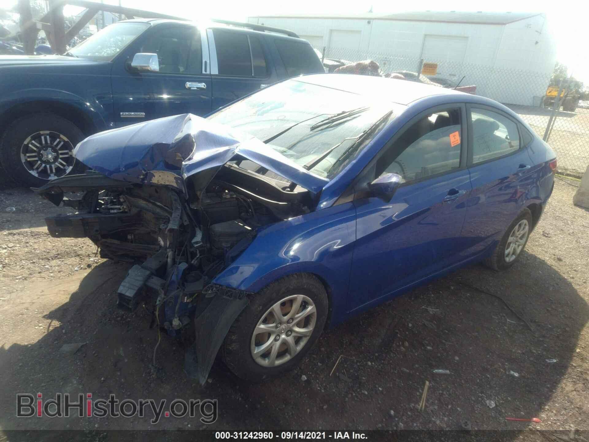 2013 HYUNDAI ACCENT - VIN: KMHCT4AE0DU503818 - Фото 2