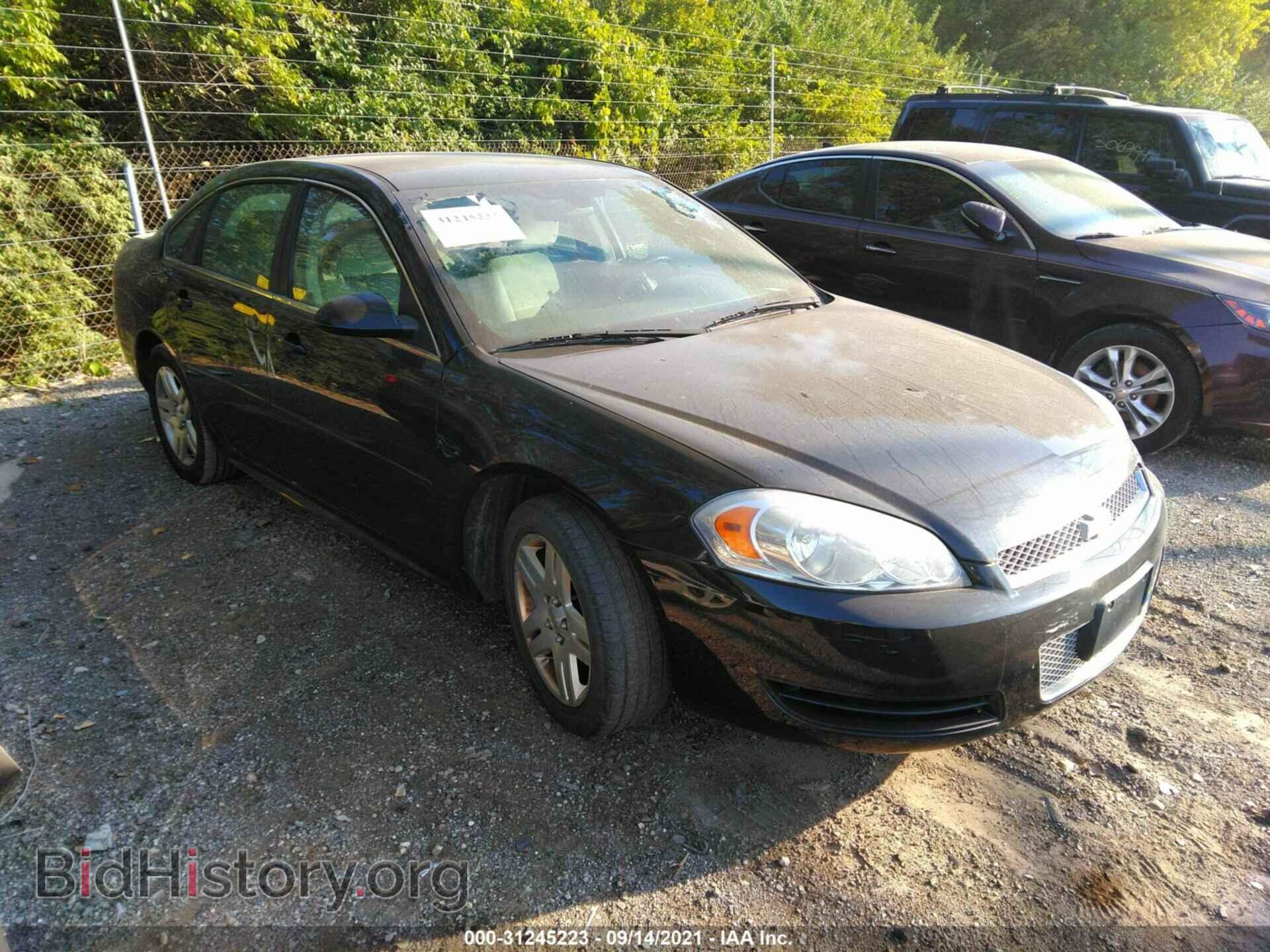 Фотография 2G1WG5E32C1268460 - CHEVROLET IMPALA 2012
