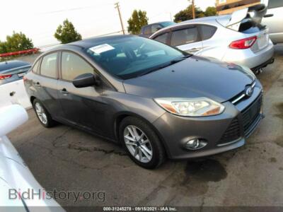 2012 Ford FOCUS SE, gray — VIN 1FAHP3F23CL168099, IAAI