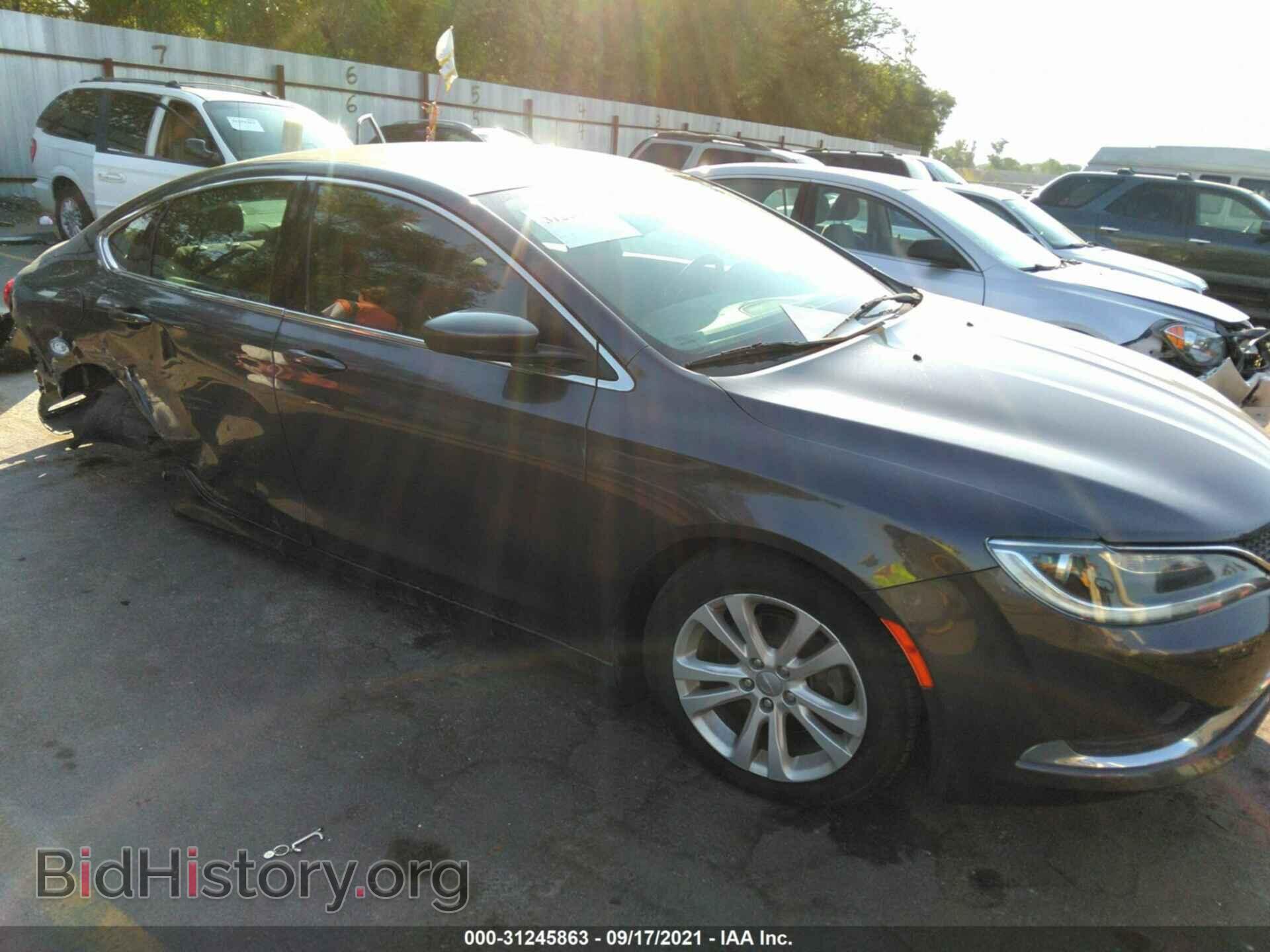 Фотография 1C3CCCAB2FN630866 - CHRYSLER 200 2015