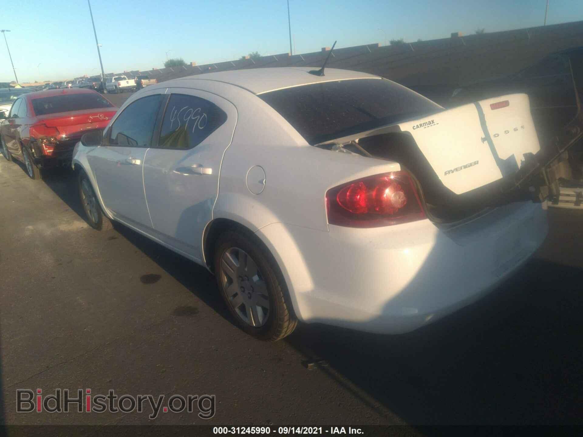 2013 DODGE AVENGER - VIN: 1C3CDZABXDN753313 - Фото 3