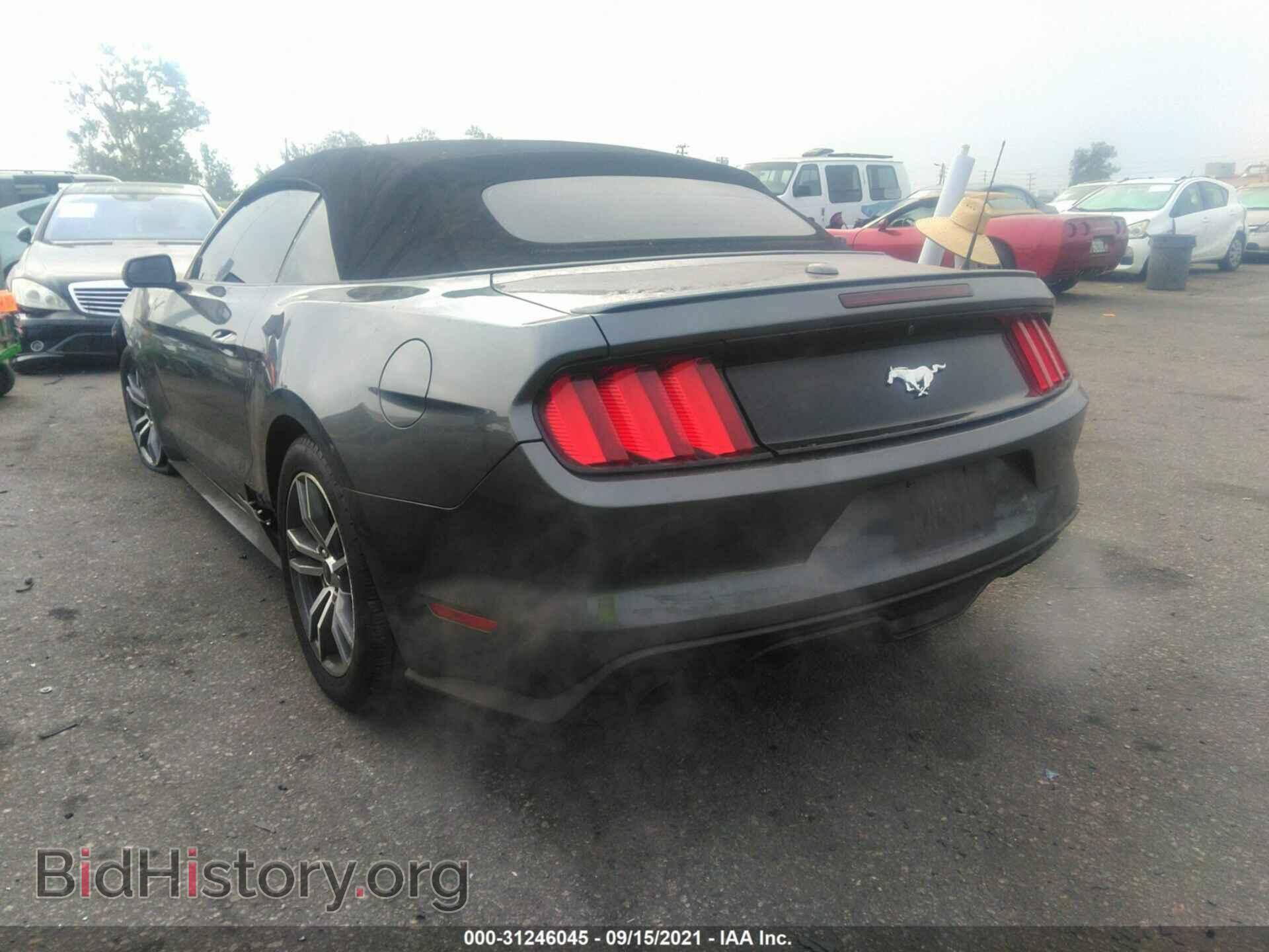 2016 FORD MUSTANG - VIN: 1FATP8UH9G5291608 - Фото 3