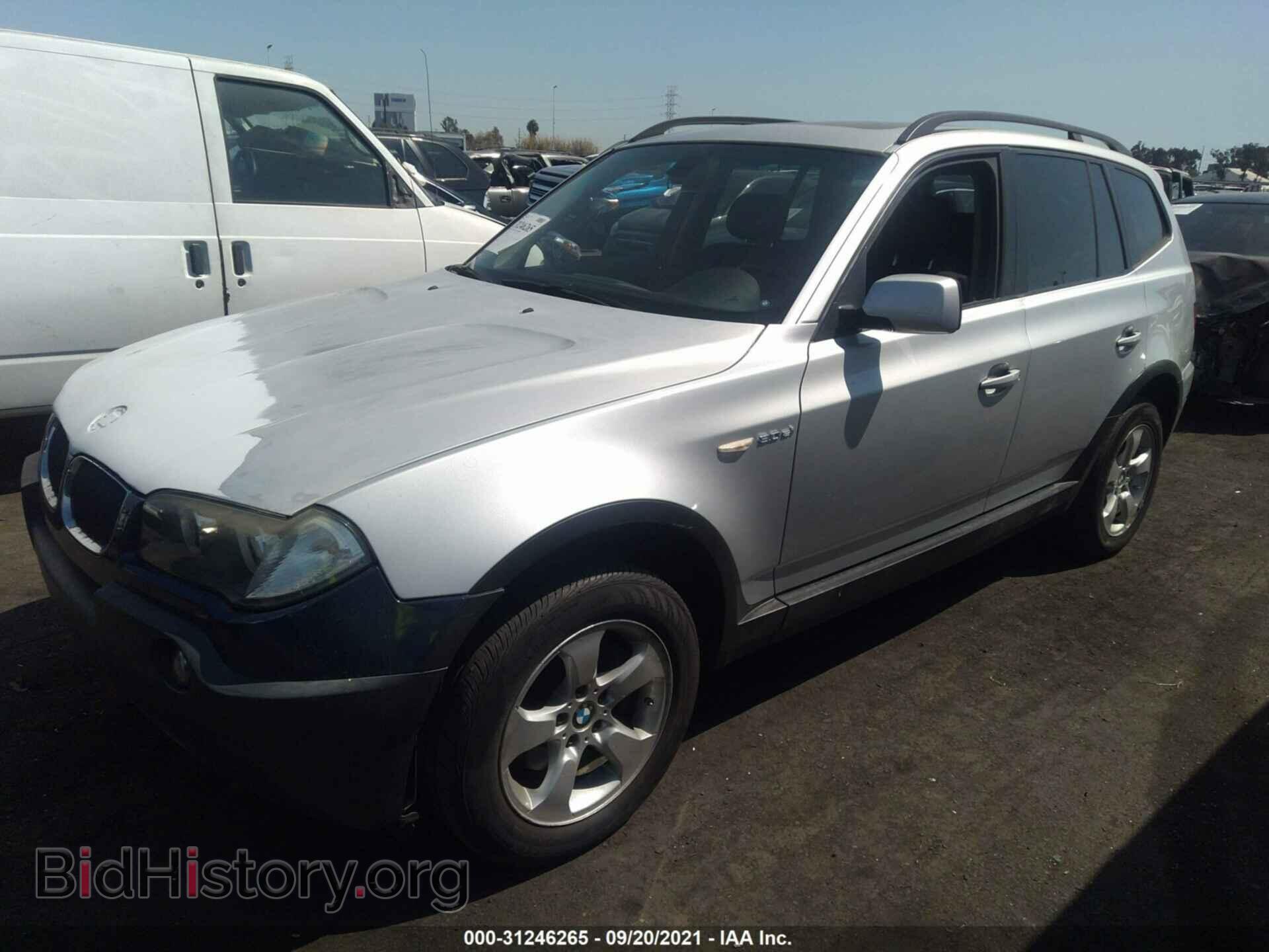 2007 BMW X3 - VIN: WBXPC93427WF08248 - Фото 2