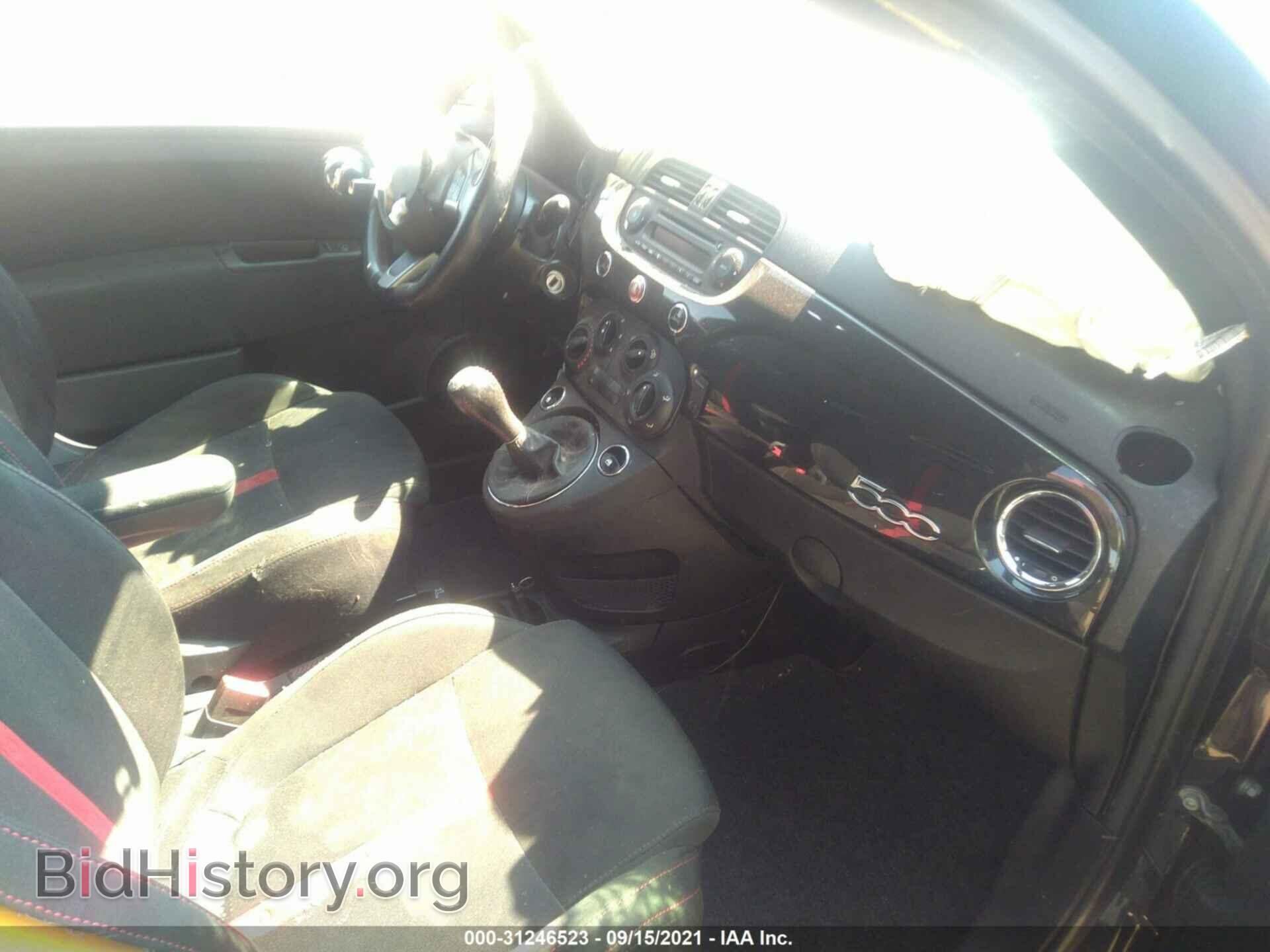 2012 FIAT 500 - VIN: 3C3CFFFH5CT380587 - Фото 5