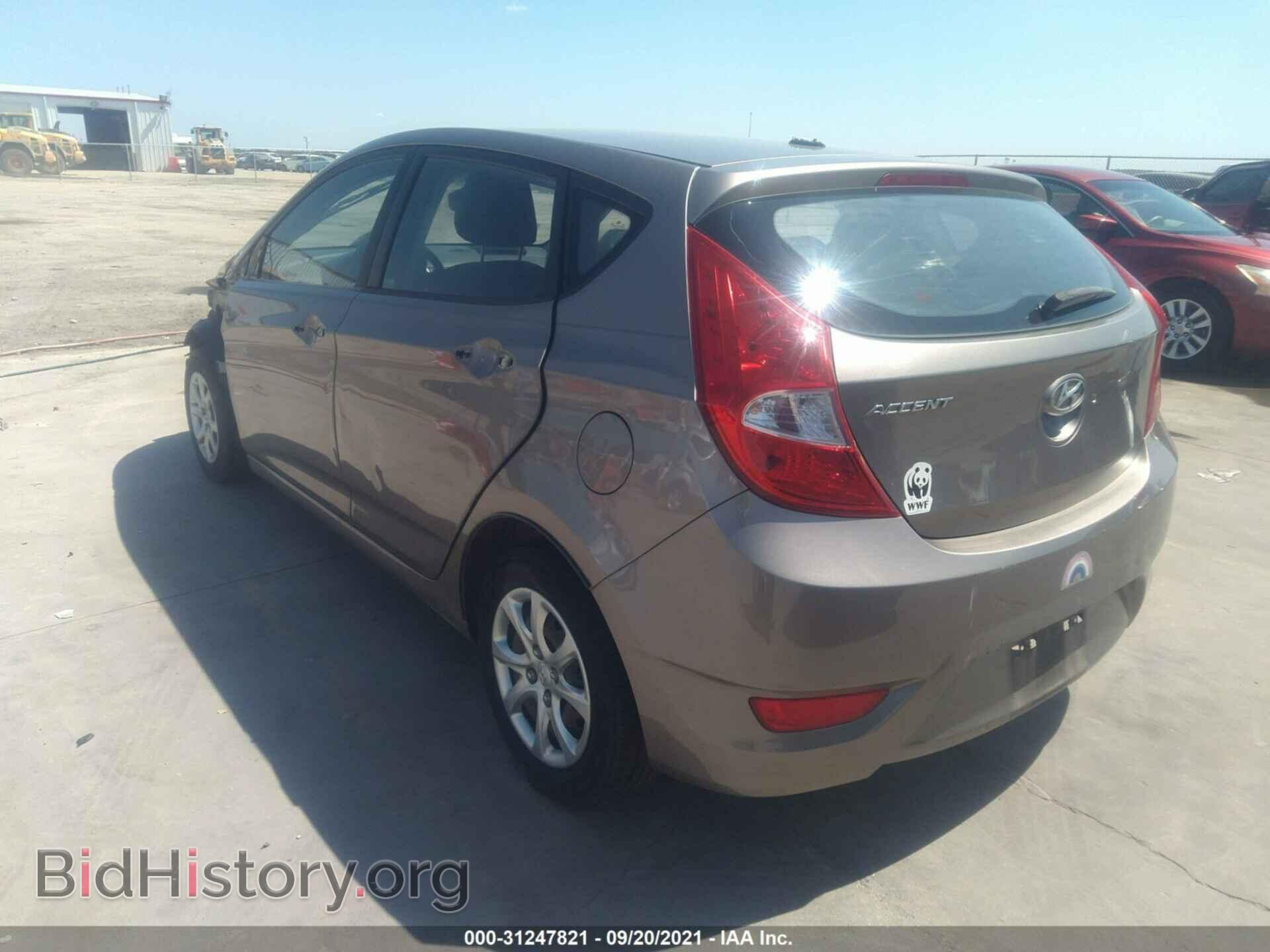 2013 HYUNDAI ACCENT - VIN: KMHCT5AE8DU083361 - Фото 3