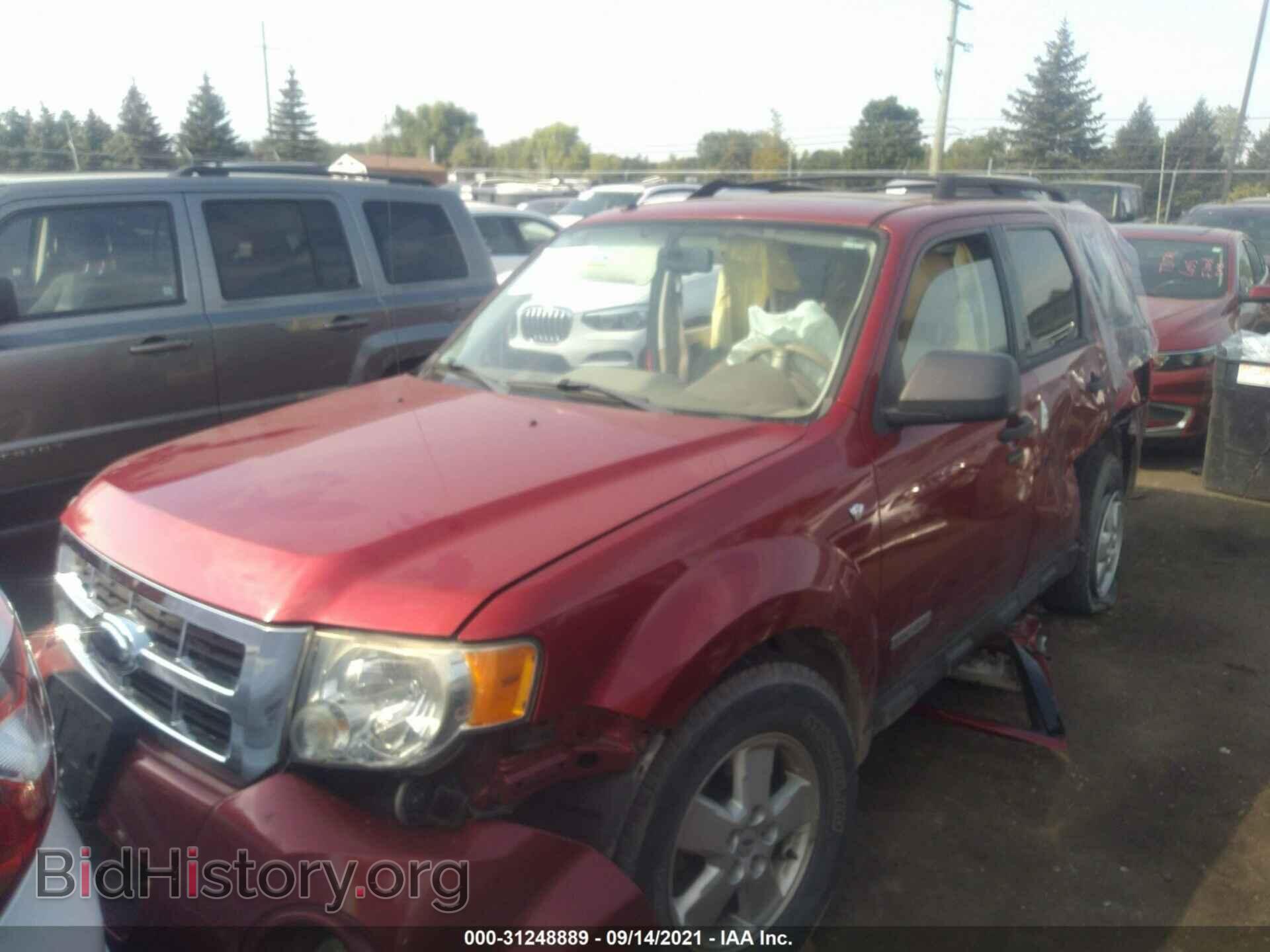2008 FORD ESCAPE - VIN: 1FMCU93188KD75608 - Фото 2