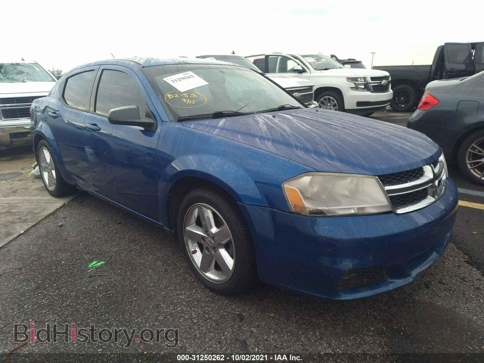 Фотография 1C3CDZAB6DN700527 - DODGE AVENGER 2013