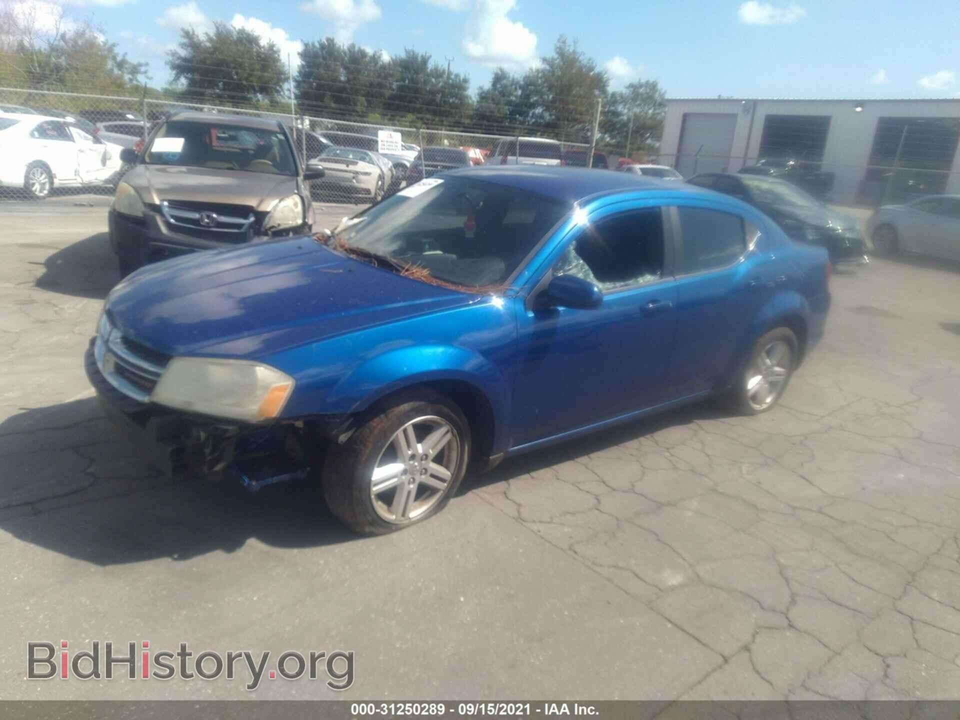 2012 DODGE AVENGER - VIN: 1C3CDZCB2CN198613 - Фото 2