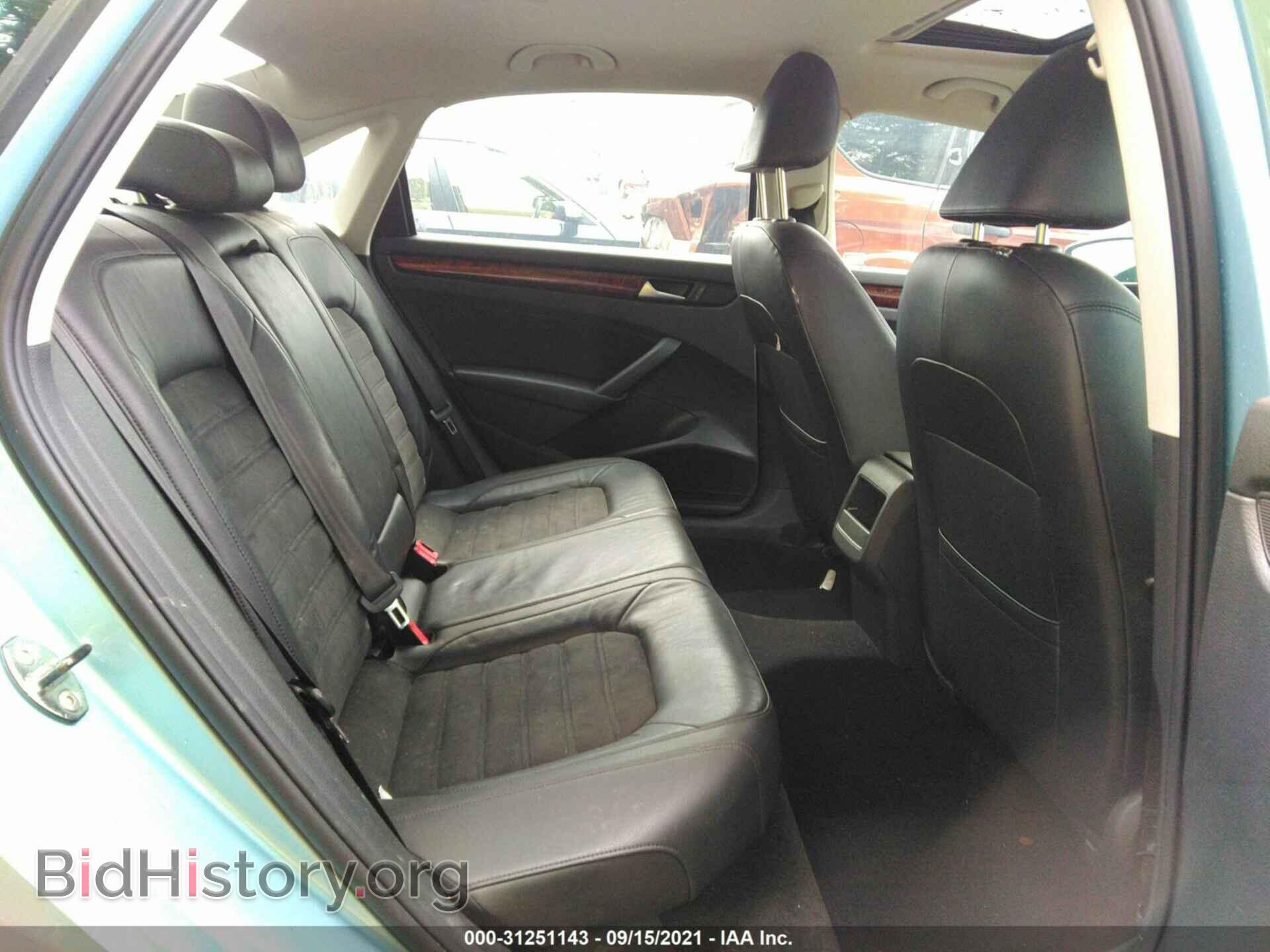 2012 VOLKSWAGEN PASSAT - VIN: 1VWCN7A39CC057880 - Фото 8
