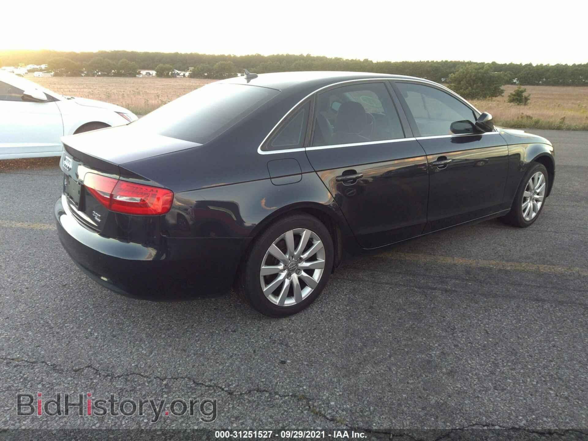 2013 AUDI A4 - VIN: WAUBFAFLXDN036041 - Фото 4