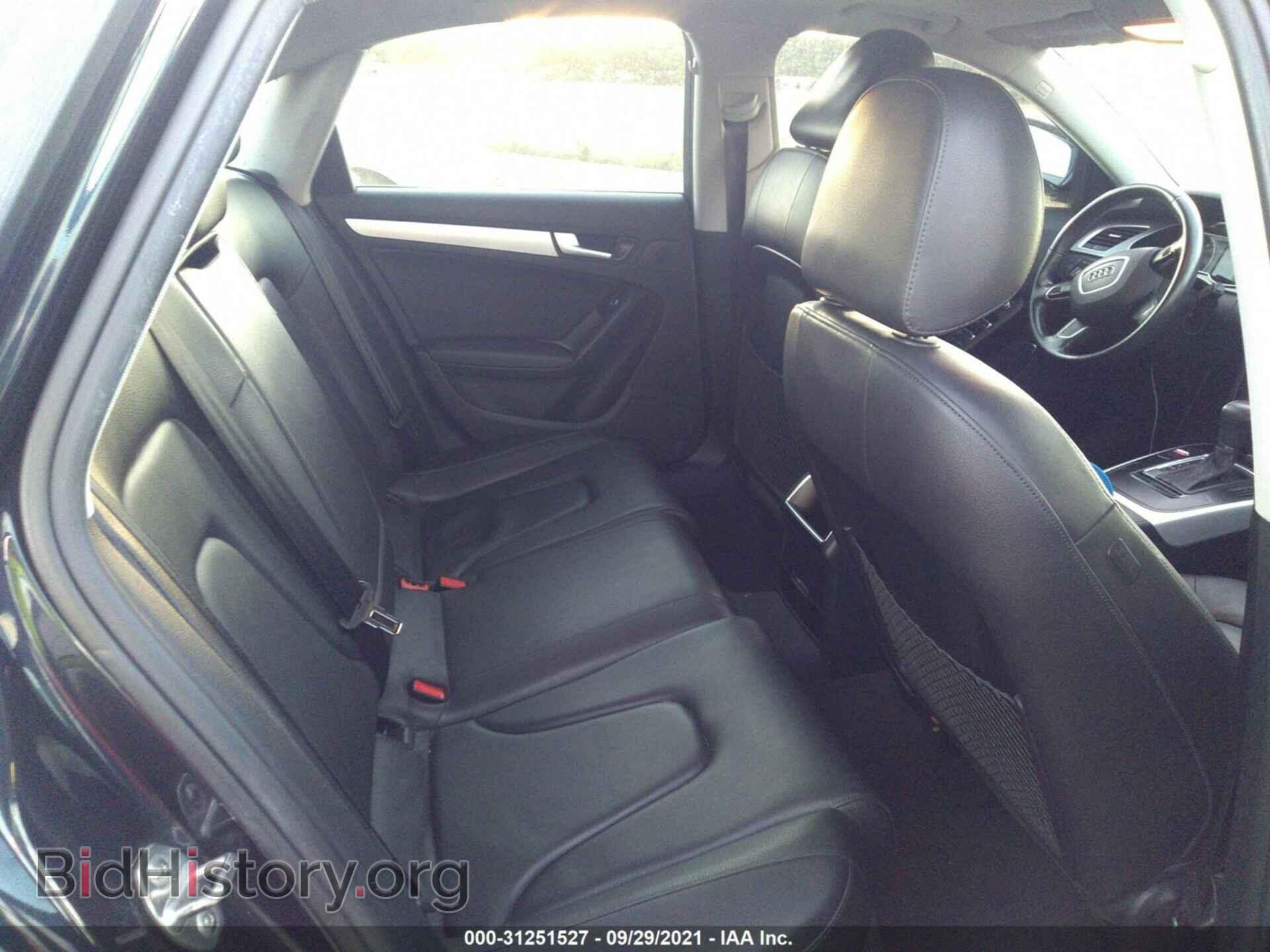 2013 AUDI A4 - VIN: WAUBFAFLXDN036041 - Фото 8