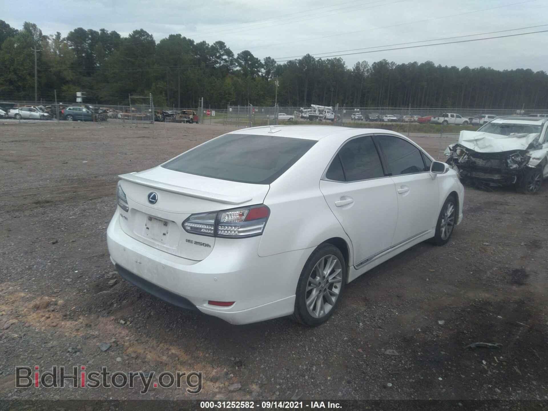 2010 LEXUS HS 250H - VIN: JTHBB1BA3A2002084 - Фото 4