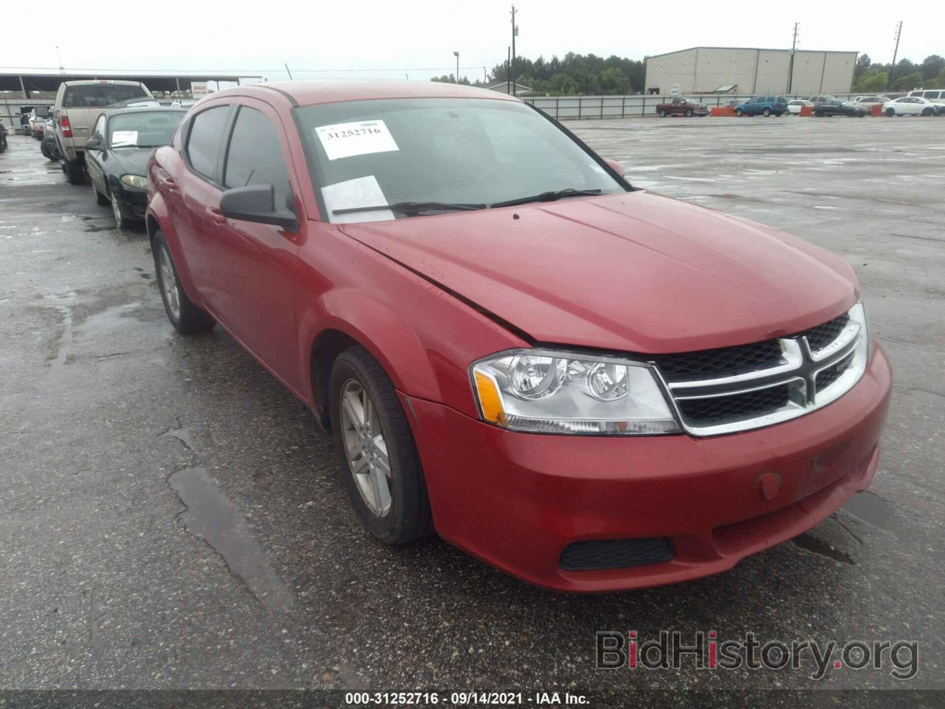 Фотография 1C3CDZCB9CN206996 - DODGE AVENGER 2012