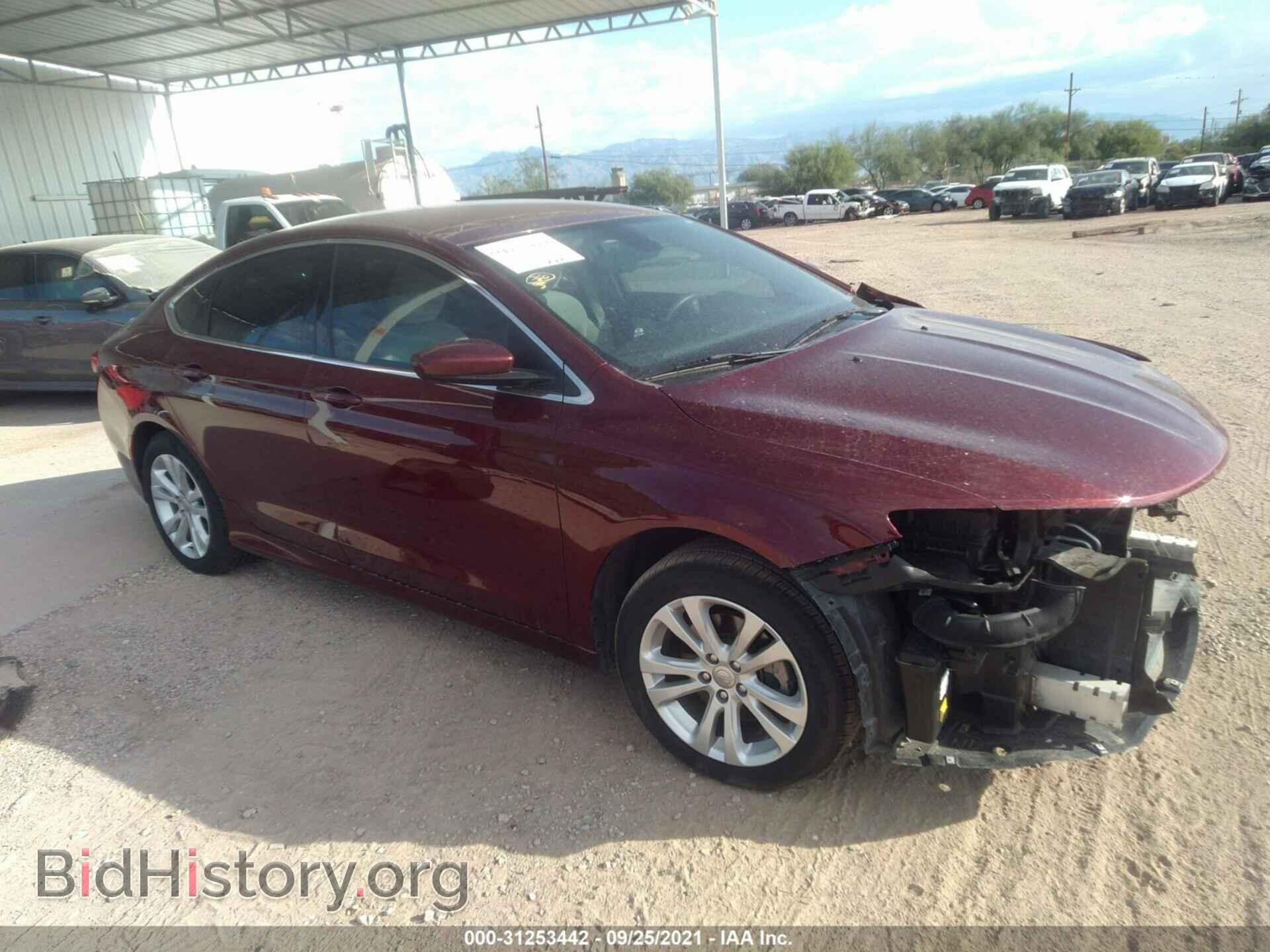 Фотография 1C3CCCAB8FN698900 - CHRYSLER 200 2015
