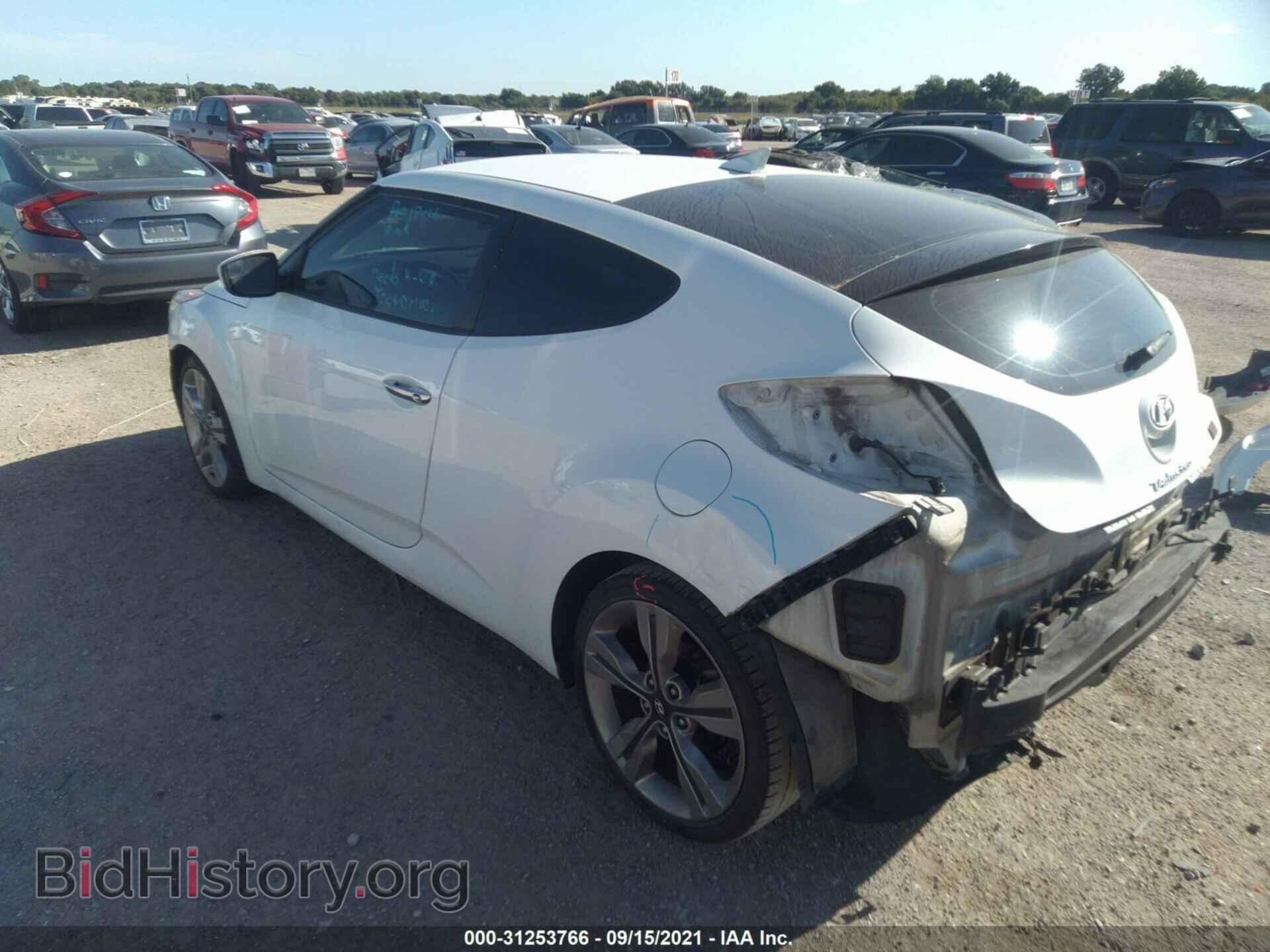 2014 HYUNDAI VELOSTER - VIN: KMHTC6ADXEU214465 - Фото 3