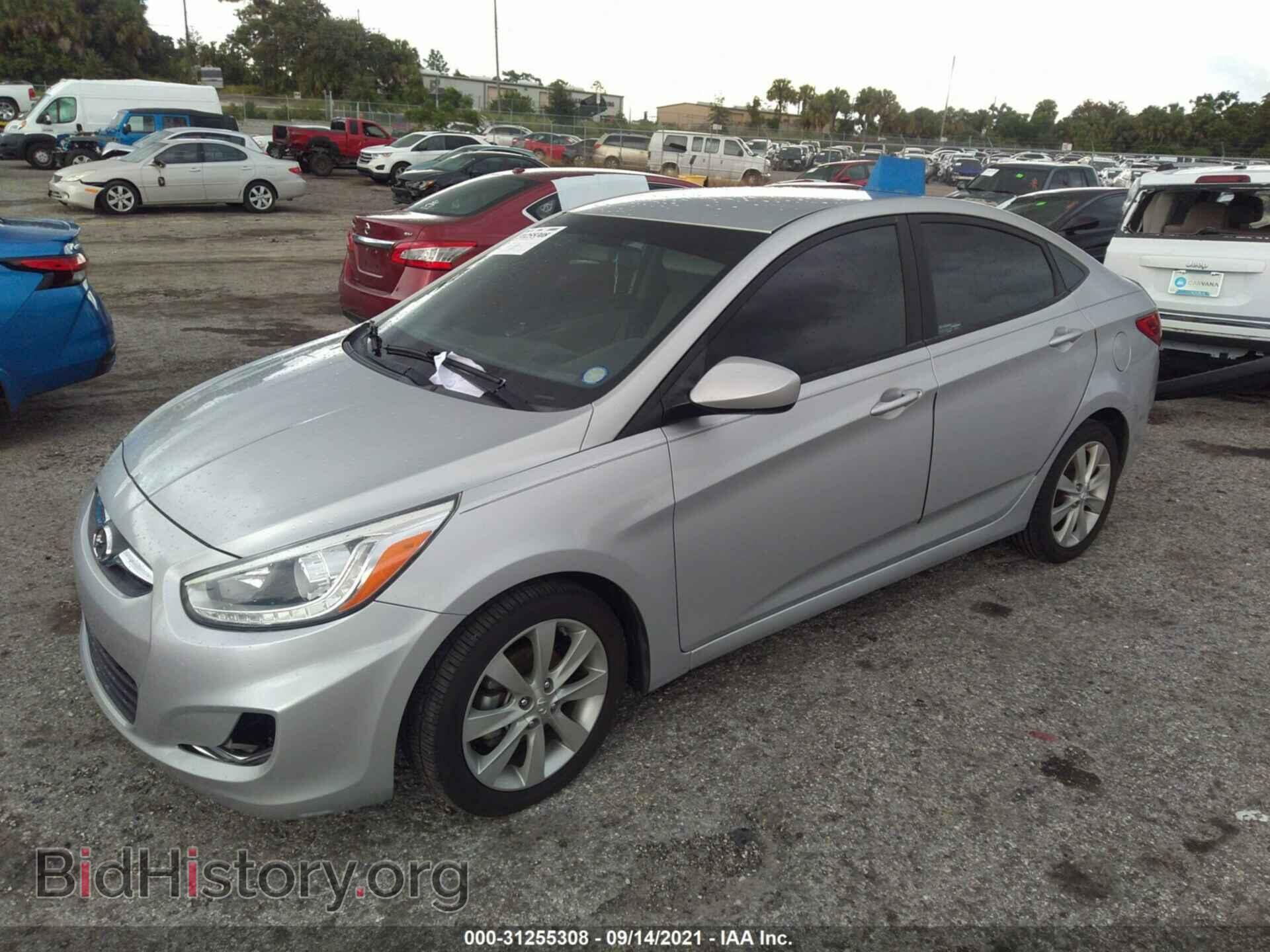 2014 HYUNDAI ACCENT - VIN: KMHCU4AE6EU628014 - Фото 2