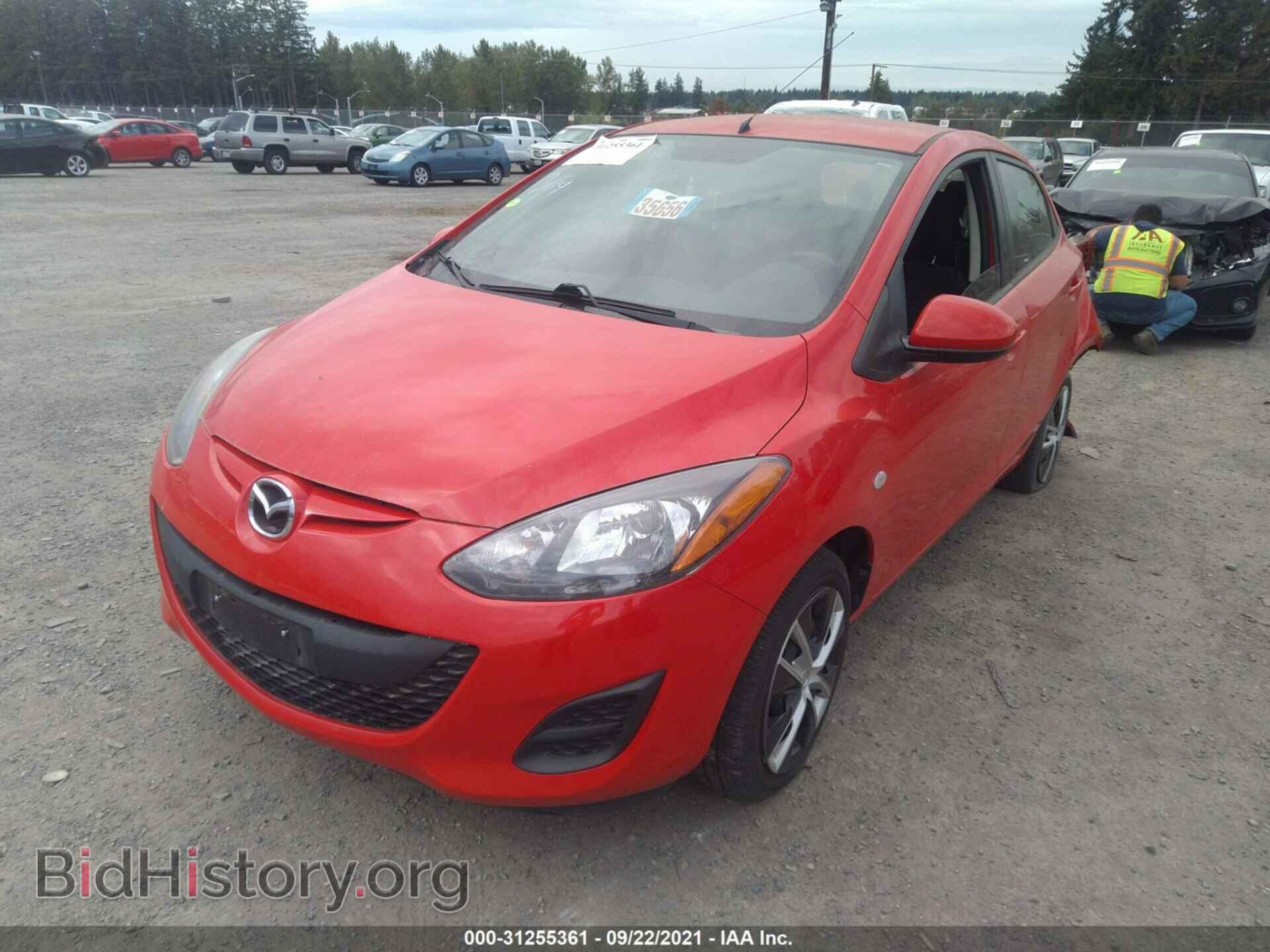 2014 MAZDA MAZDA2 - VIN: JM1DE1KZXE0186643 - Фото 2