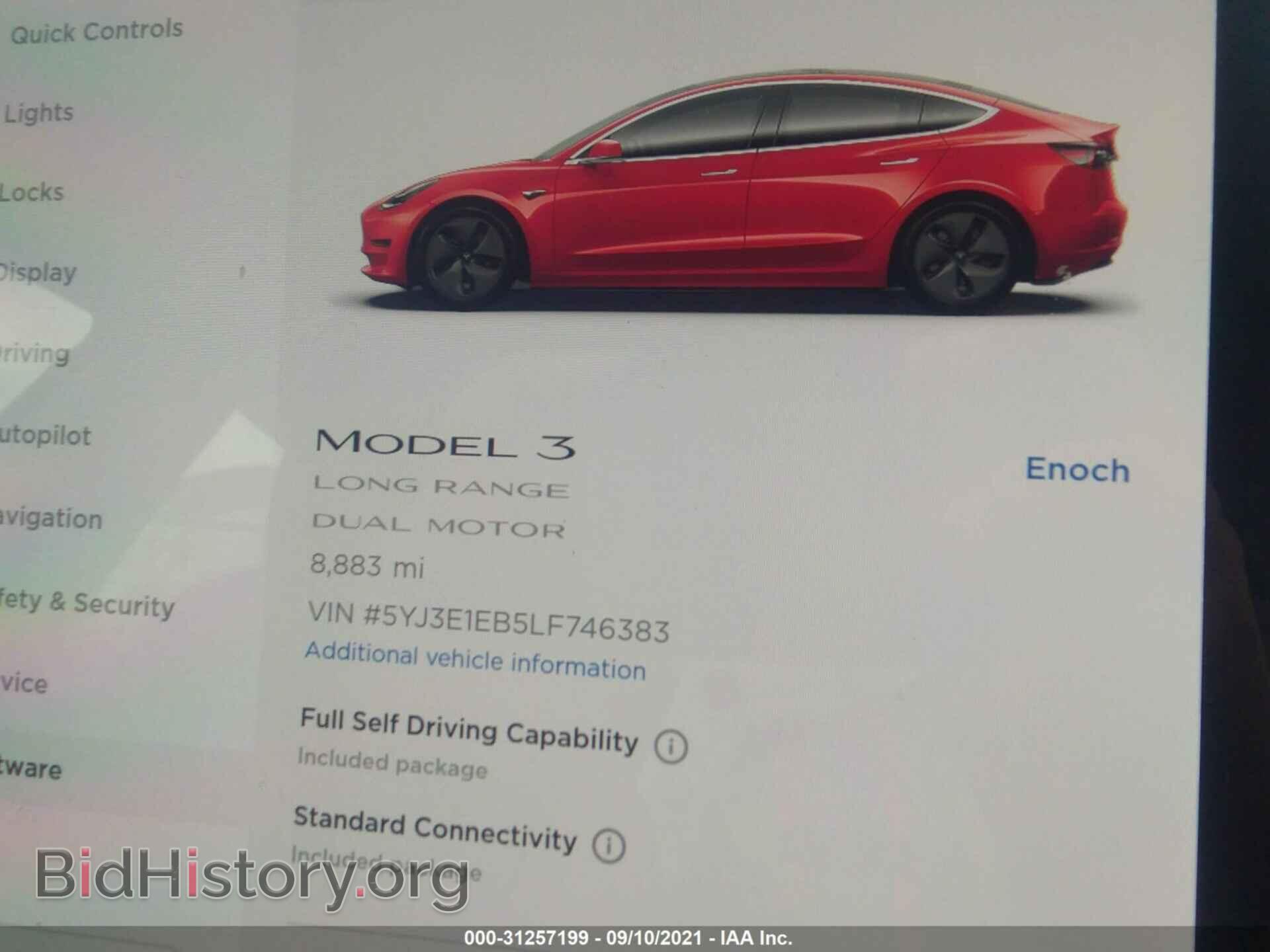 2020 TESLA MODEL 3 - VIN: 5YJ3E1EB5LF746383 - Photo 7
