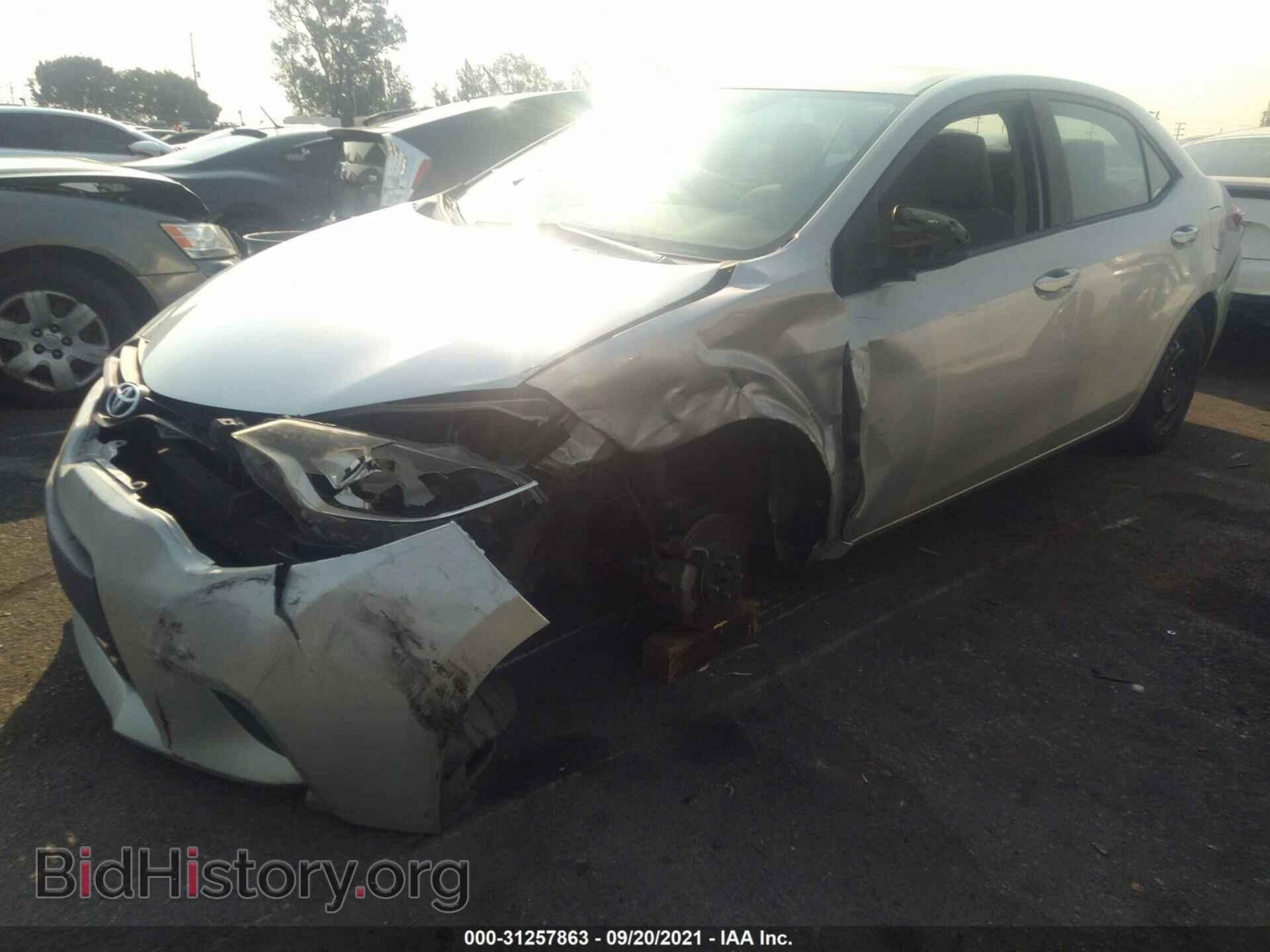 2014 TOYOTA COROLLA - VIN: 2T1BURHE4EC039348 - Фото 2