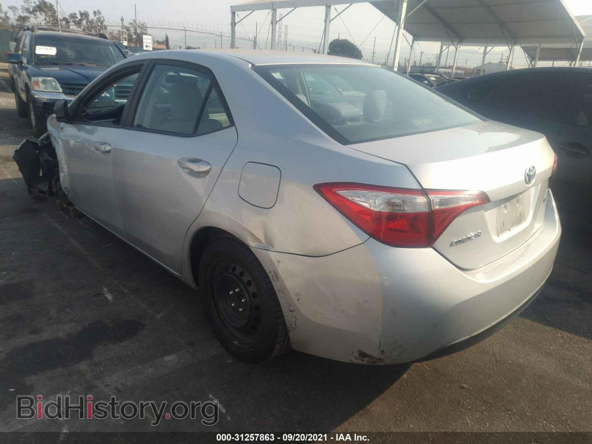 2014 TOYOTA COROLLA - VIN: 2T1BURHE4EC039348 - Фото 3