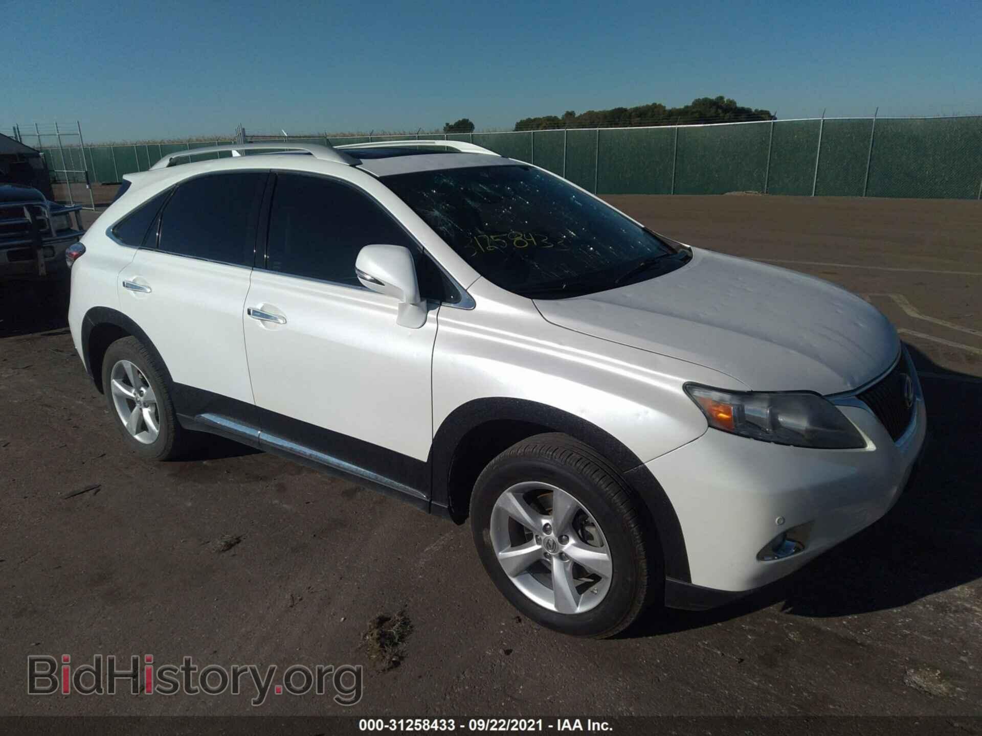Photo 2T2BK1BAXBC100576 - LEXUS RX 350 2011