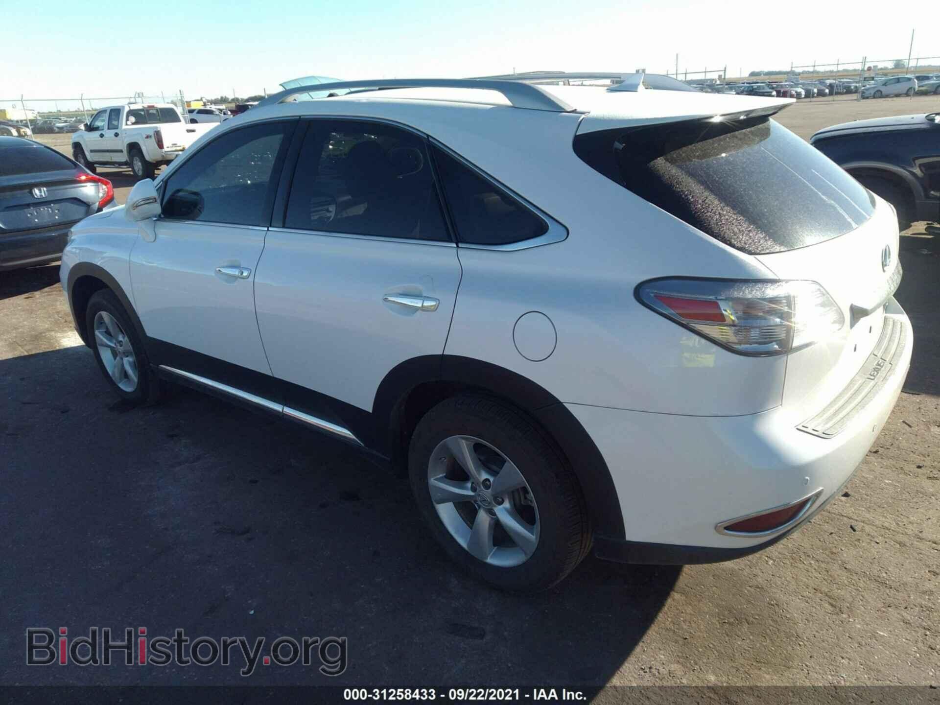 2011 LEXUS RX 350 - VIN: 2T2BK1BAXBC100576 - Фото 3