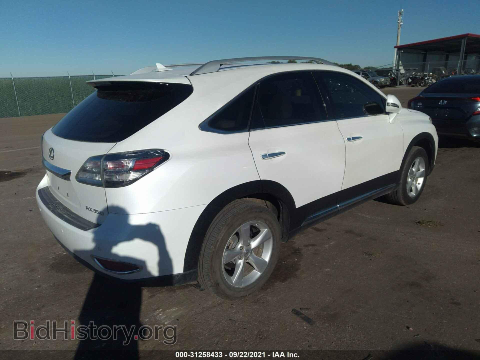 2011 LEXUS RX 350 - VIN: 2T2BK1BAXBC100576 - Фото 4