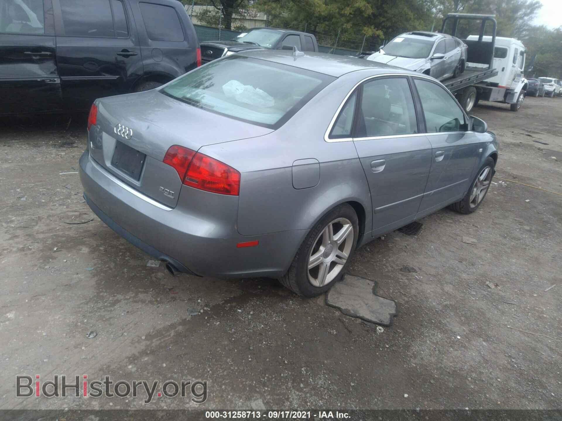 2007 AUDI A4 - VIN: WAUDF78E37A204009 - Фото 4