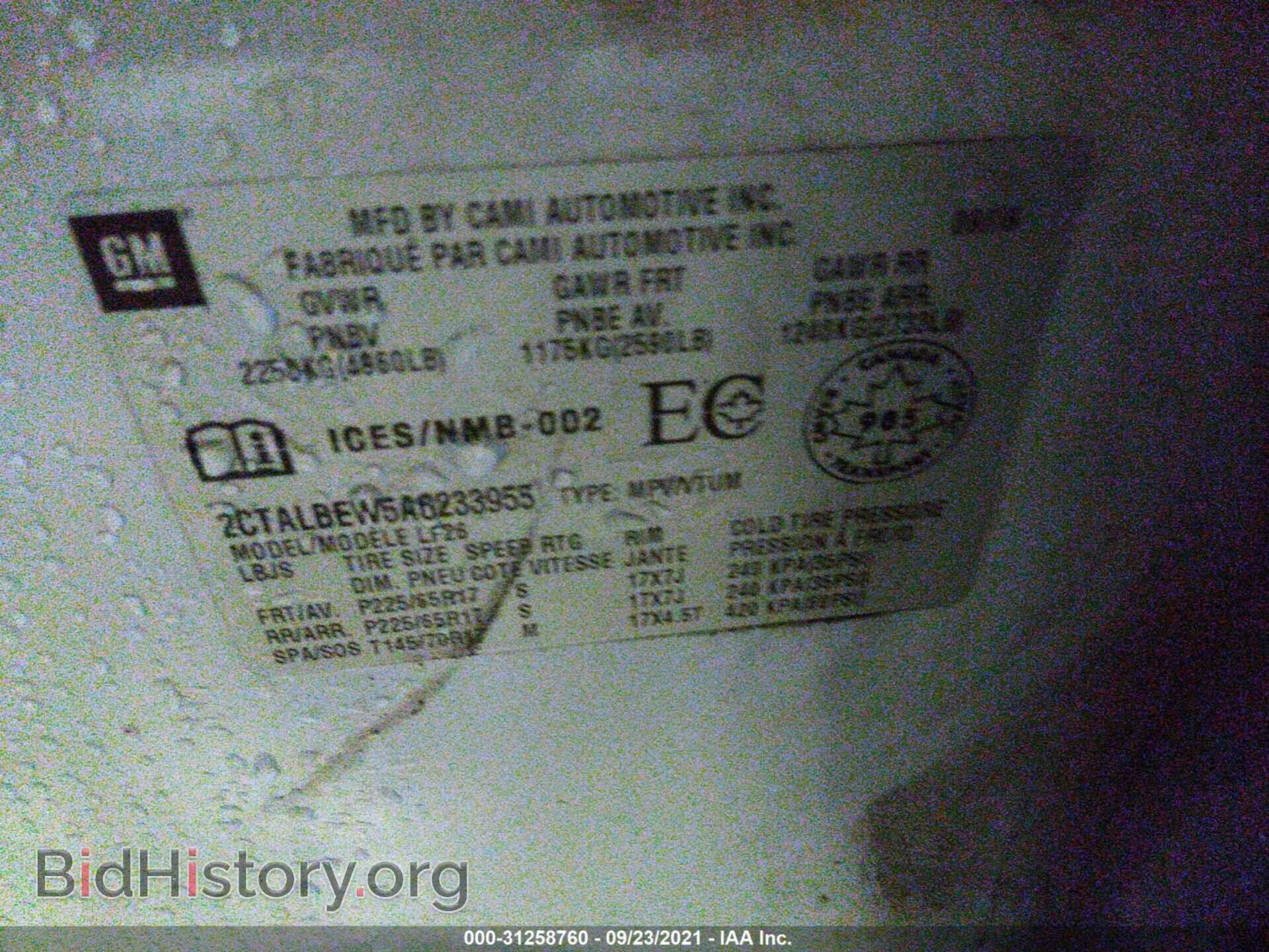 2010 GMC TERRAIN - VIN: 2CTALBEW5A6233955 - Photo 9