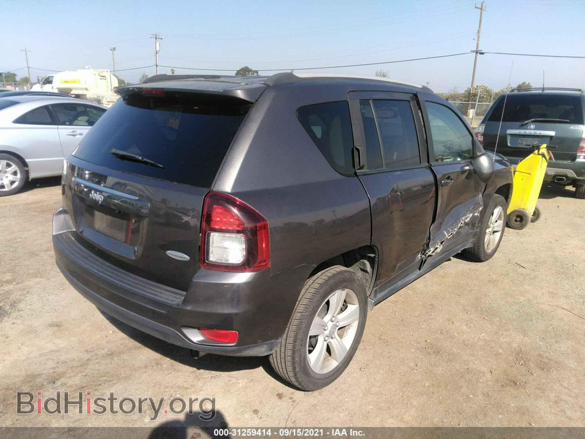 2016 JEEP COMPASS - VIN: 1C4NJCEA7GD640862 - Фото 4