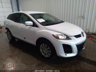 2011 Mazda CX-7 I Sport, белый — VIN JM3ER2B58B0409003, IAAI