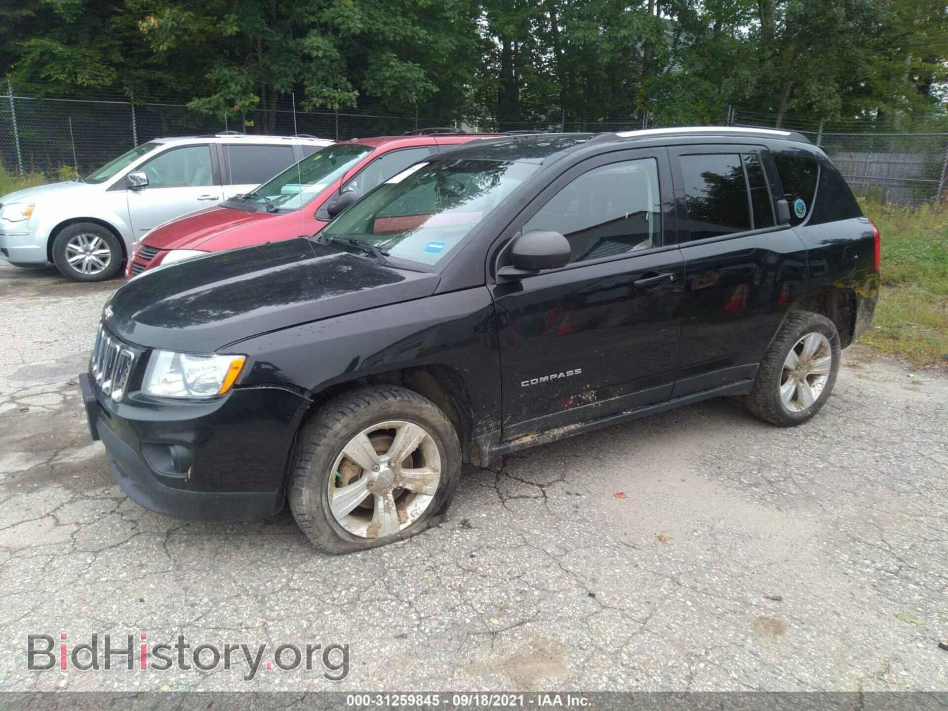 2012 JEEP COMPASS - VIN: 1C4NJDEB7CD650784 - Фото 2