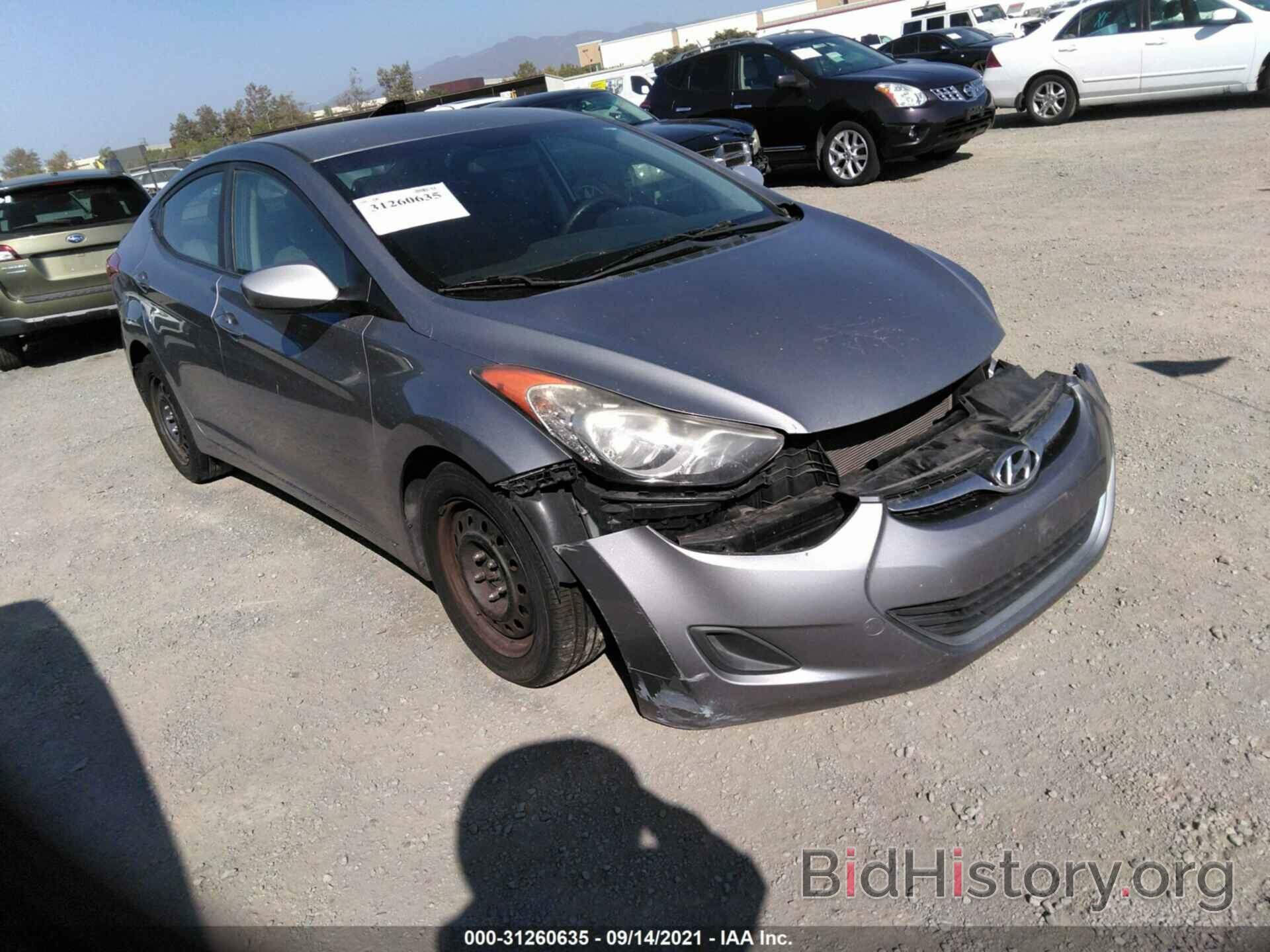 Photo KMHDH4AE1CU397206 - HYUNDAI ELANTRA 2012