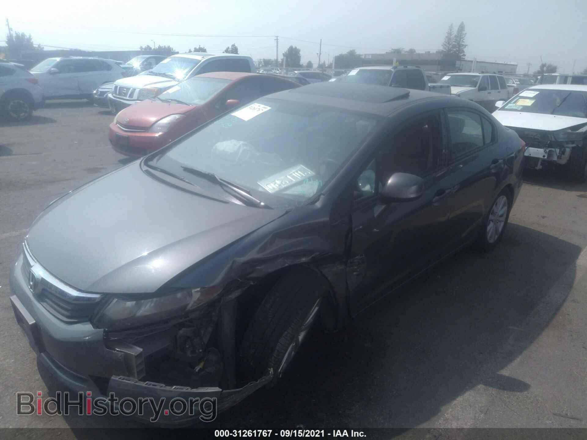 2012 HONDA CIVIC SDN - VIN: 2HGFB2F86CH529354 - Фото 2