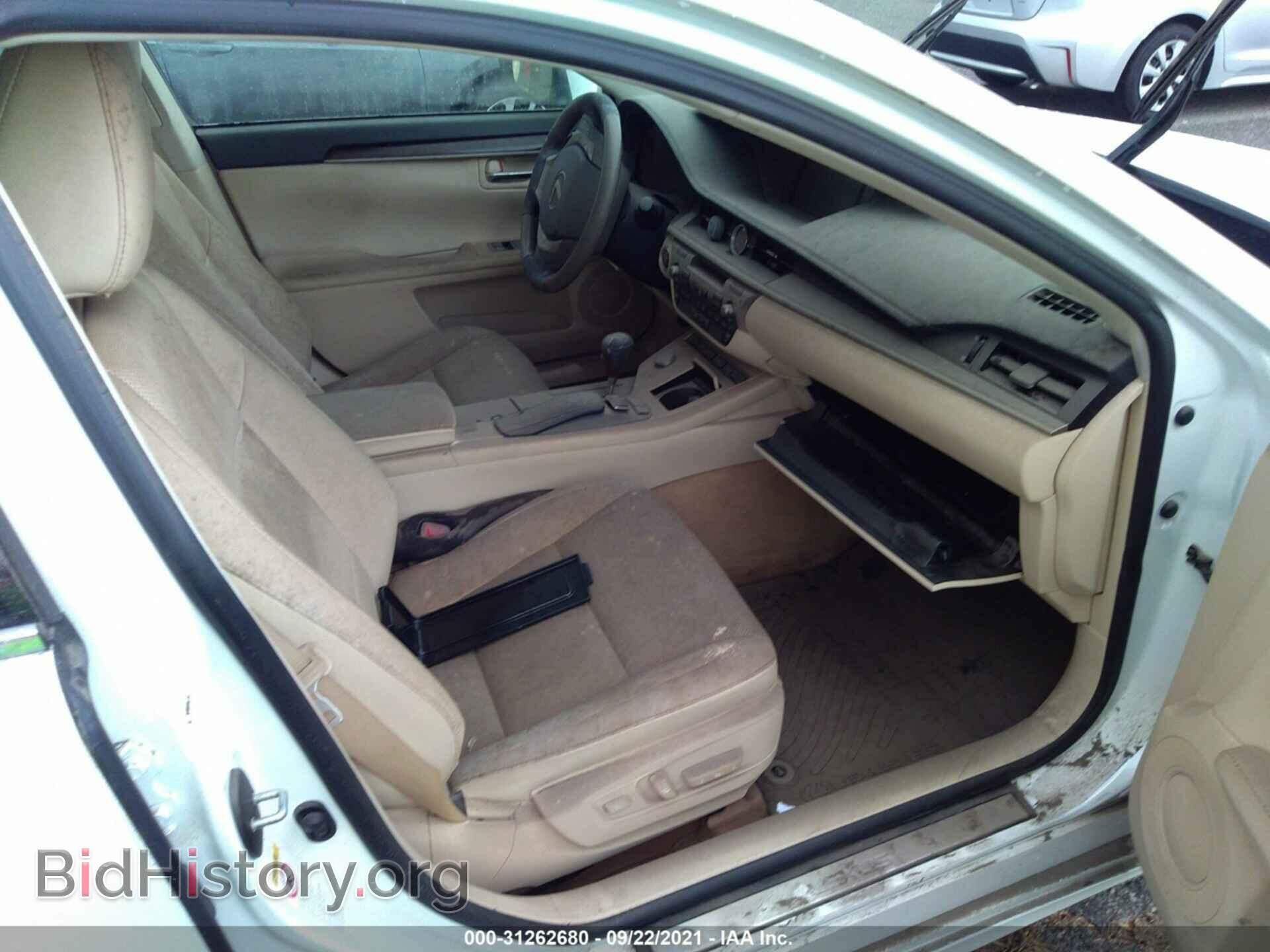 2013 LEXUS ES 350 - VIN: JTHBK1GG2D2018228 - Фото 5